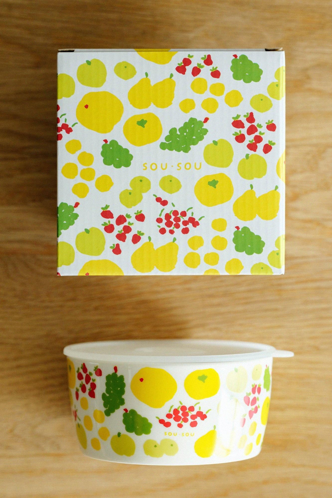 Ceramic Microwave Pack M / Fruits Spring