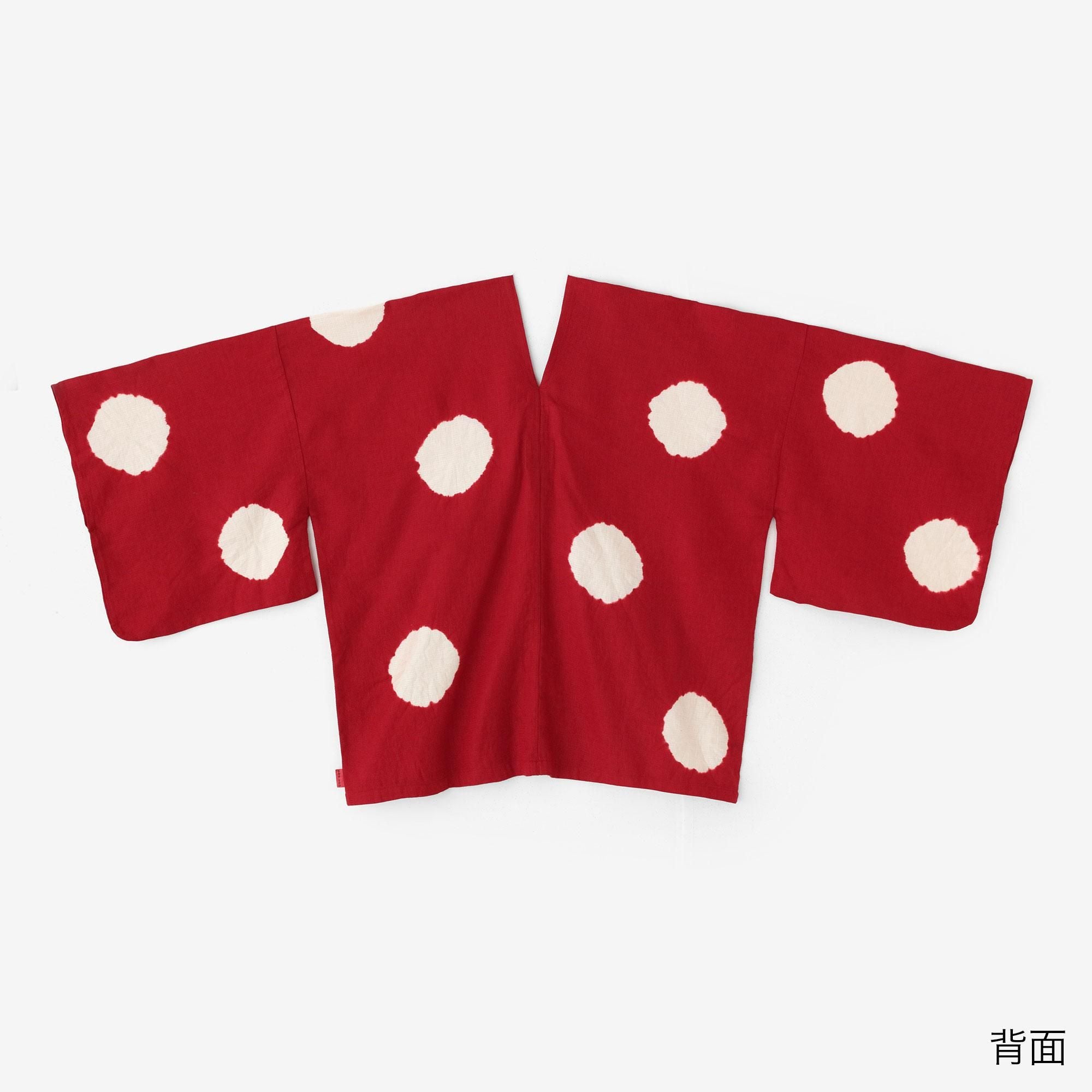SOU-SOU 近清絞り 麻 きさらぎ／水玉大（みずたまだい） 紫色 SOU-SOU 近清絞り 麻 きさらぎ／水玉大（みずたまだい） 紫色