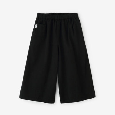 ISE棉20/20亚麻混合宽形状（Hironari）Monpe Hagi长度/木羽毛色（Nuarairo）