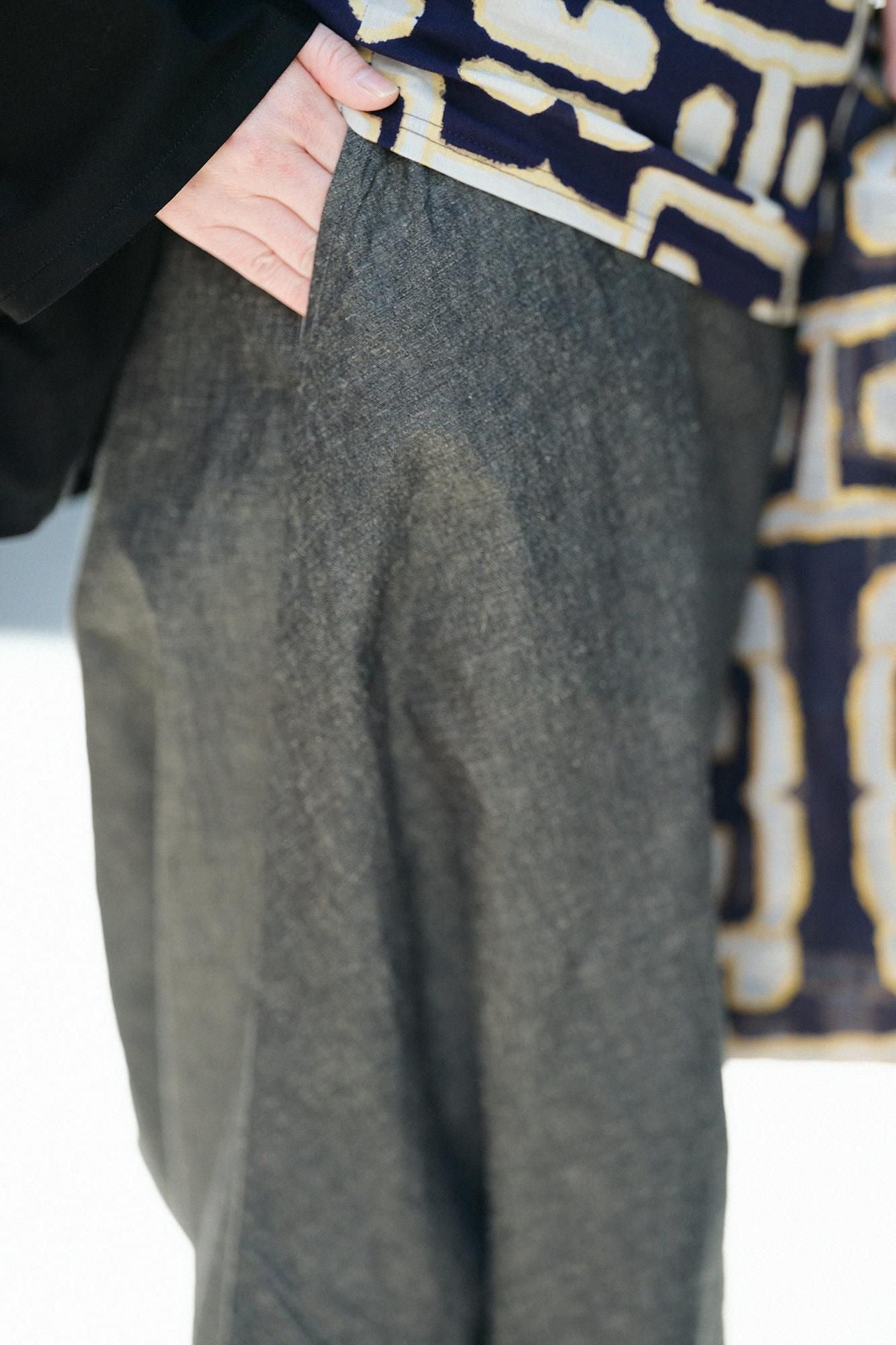 Ise-Baumwolle 20/20 Leinenmischung Fuji 2.0/Decharcoal-Farbe (Keshizumi-Farbe)