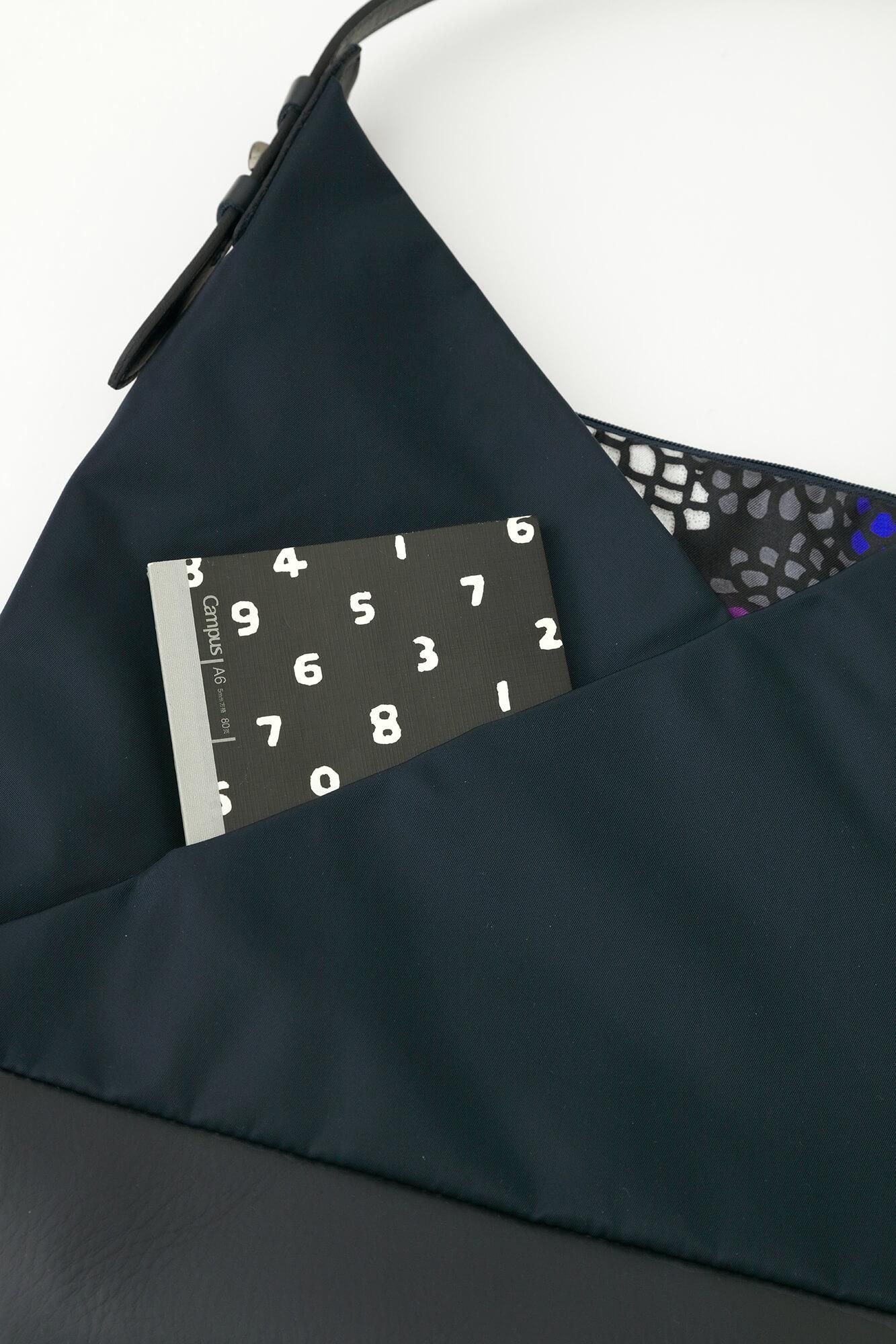 SOU・SOU×Y'SACCS肩袋，温和的炉子，深蓝色，炉子2