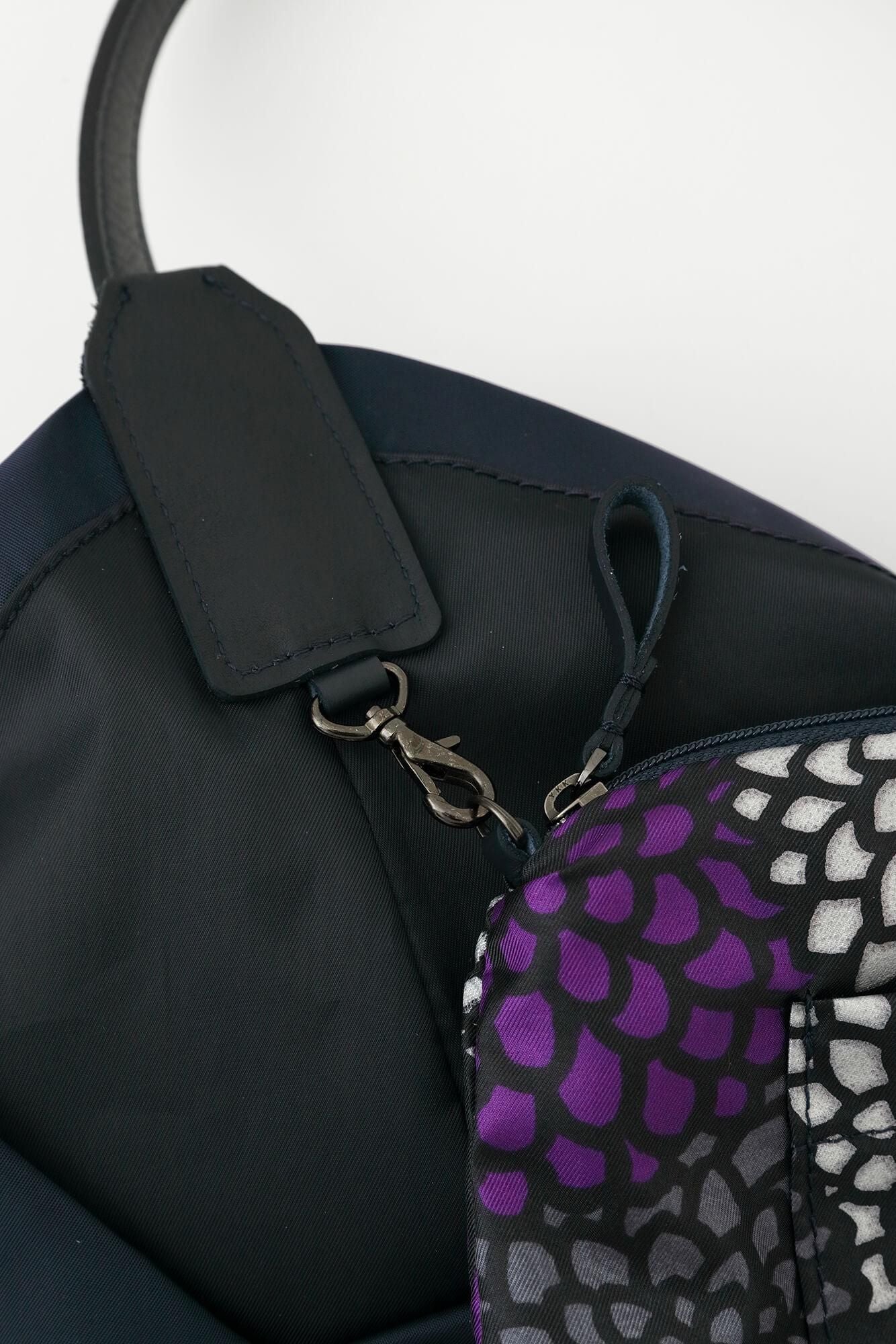 SOU・SOU×Y'SACCS肩袋，温和的炉子，深蓝色，炉子2