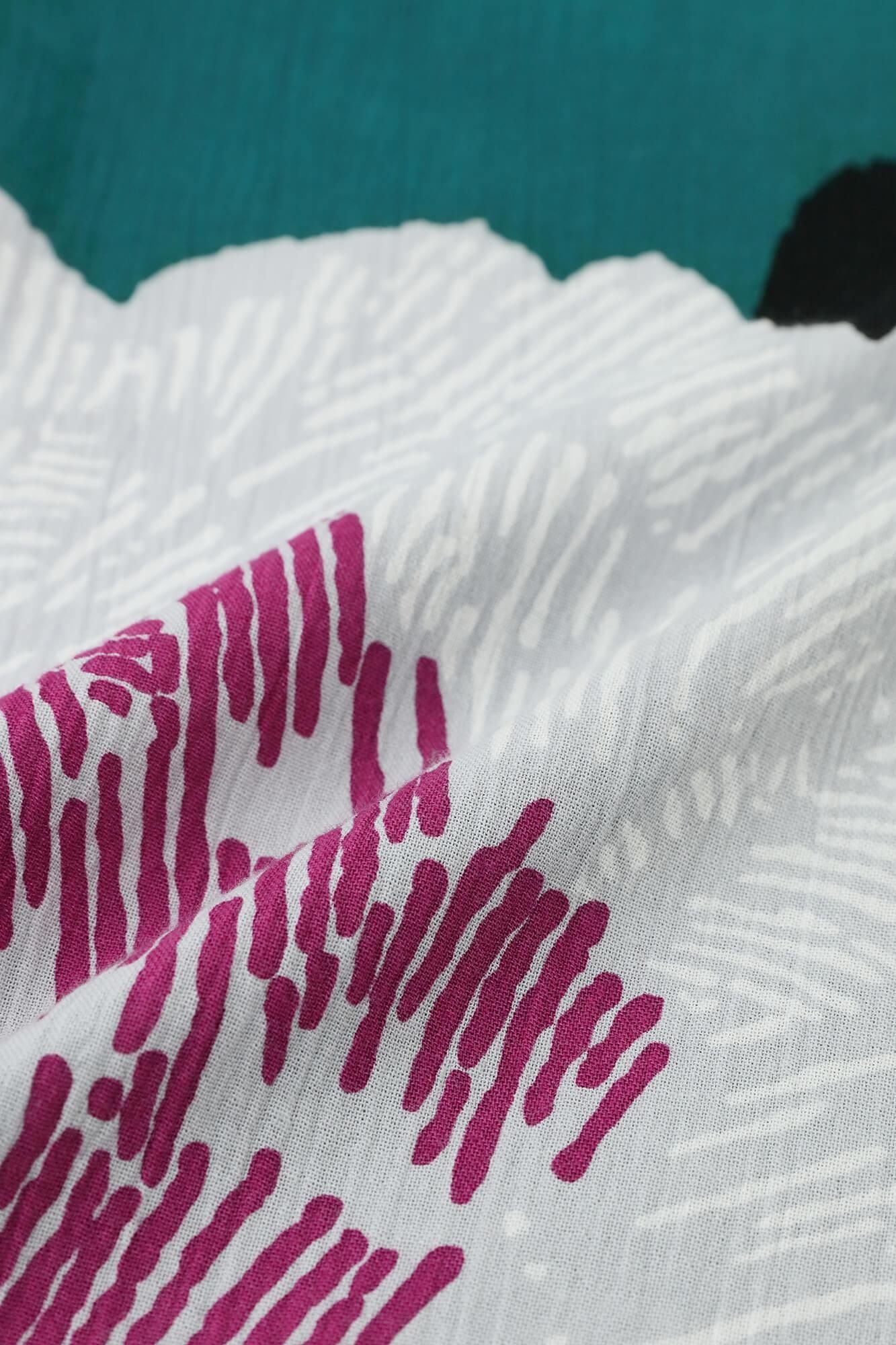 Chizimi Cotton 20/20 Skinny Pants／Peony(shaminds old time withbake) Evening Moon