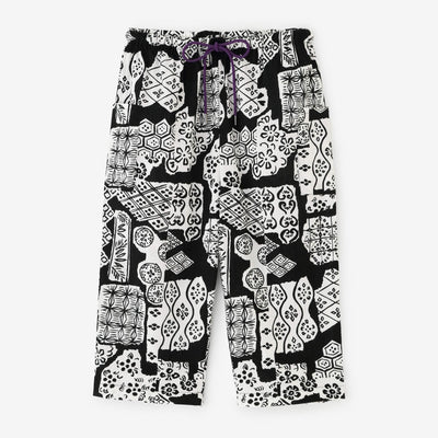 Chizimi Cotton 20/20 Skinny Pants／The Tale of Genji