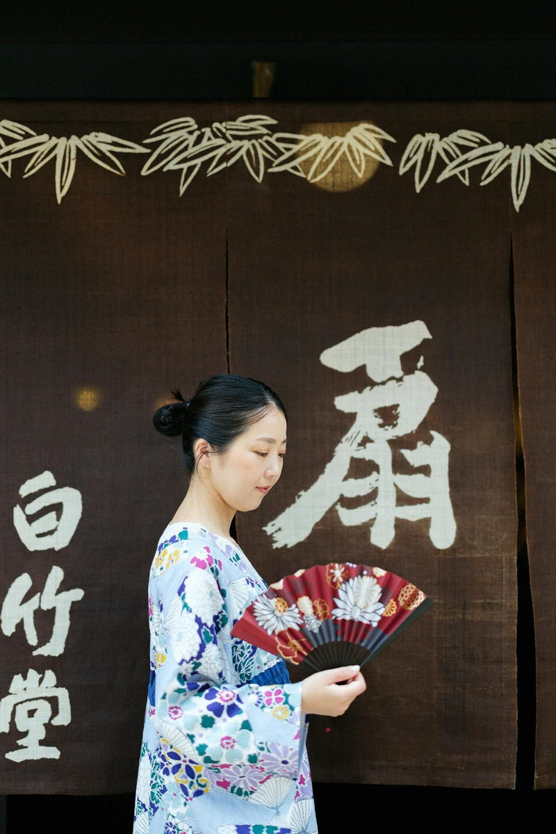 SOU・SOU×Hakuchikudo Kyoto Folding Fan