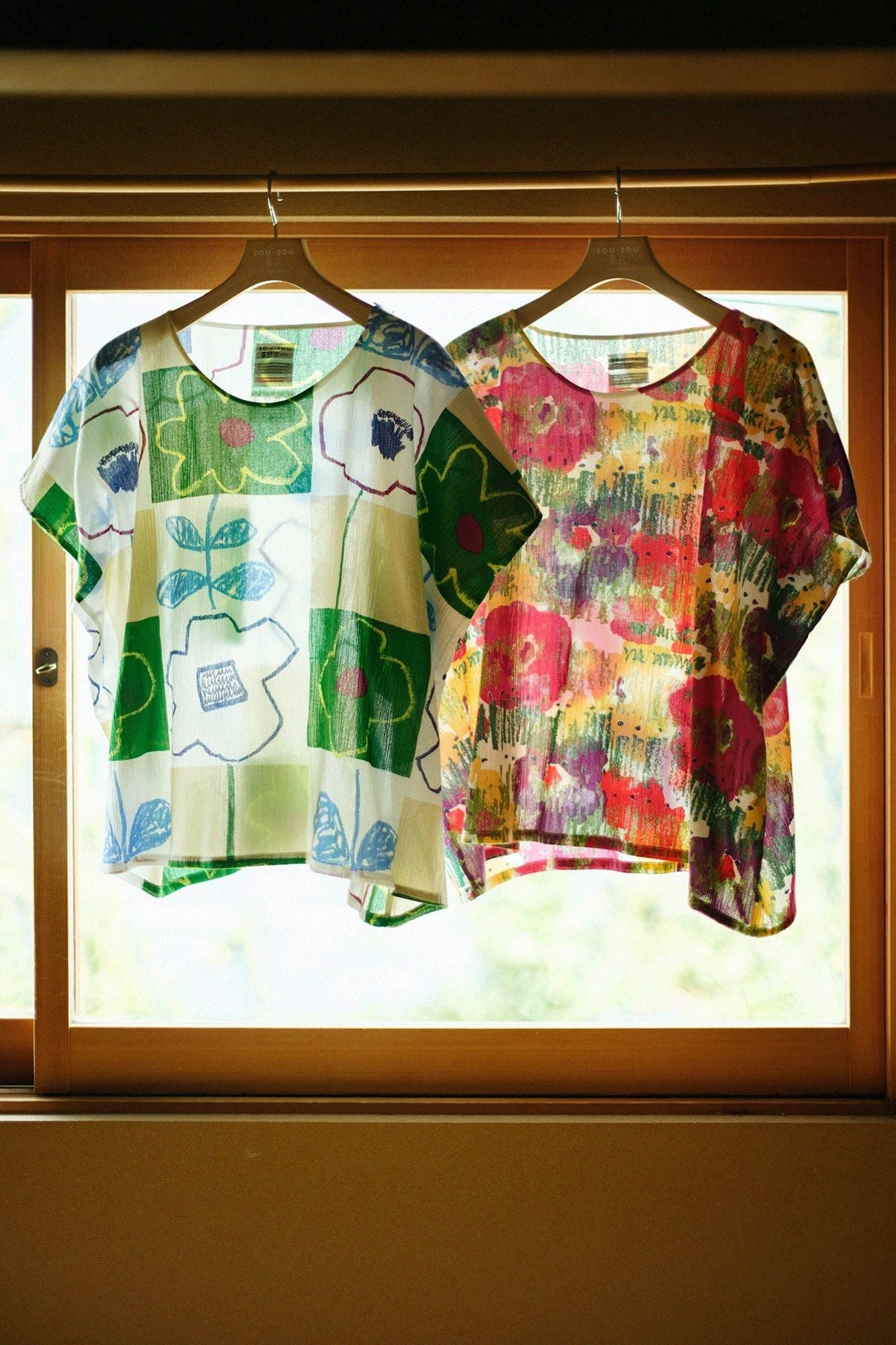 Chizimi Cotton 20/20 Square Top(deerminds old time withstomach)/WaRawa