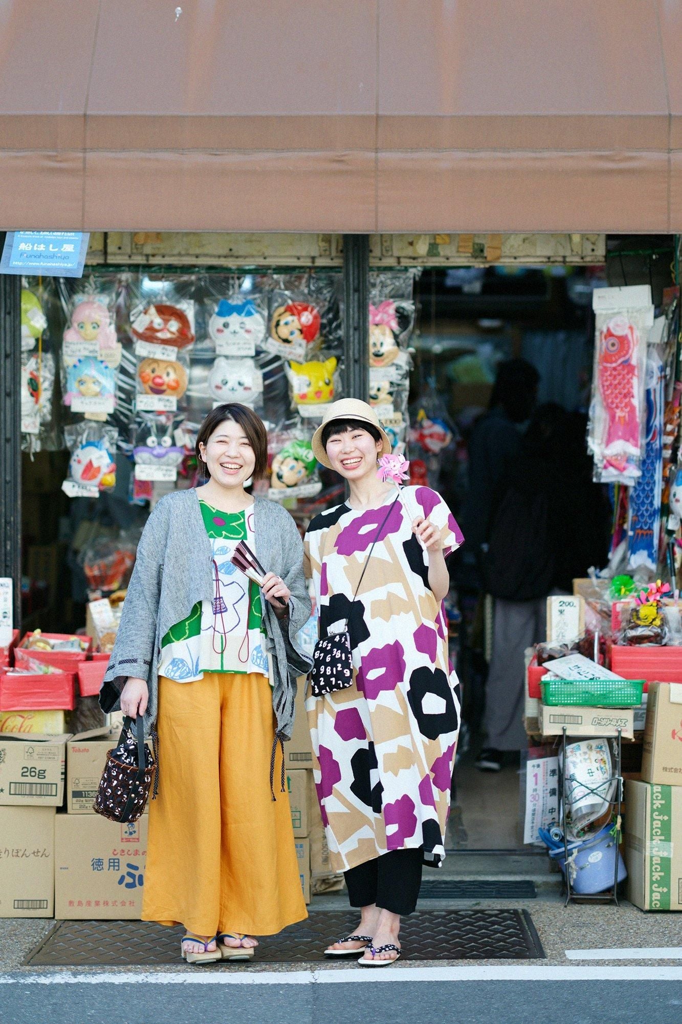 Chizimi Cotton 20/20 Square Top(deerminds old time withstomach)/WaRawa