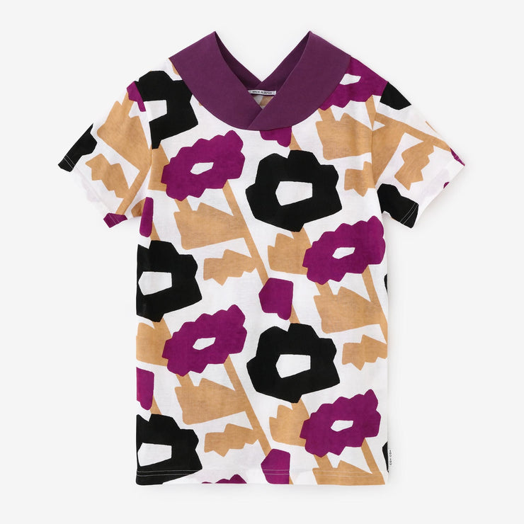 Kimono Collar Short Sleeve Shirt / Grin
