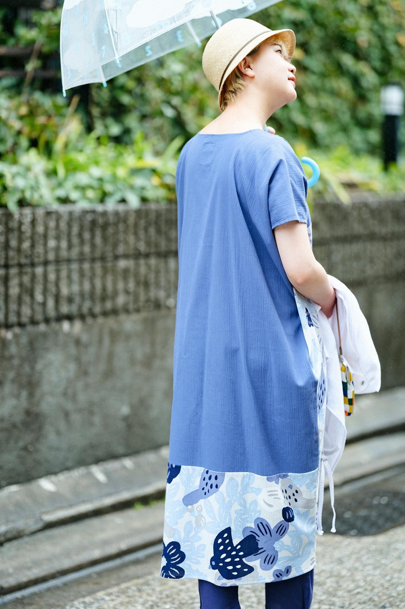 타카시마치지미 20/20 직사각형 원피스 껌 (kumi) 헴 패턴 (Susomonyo)/Jakugunjo (Sabigunjo) x Tori