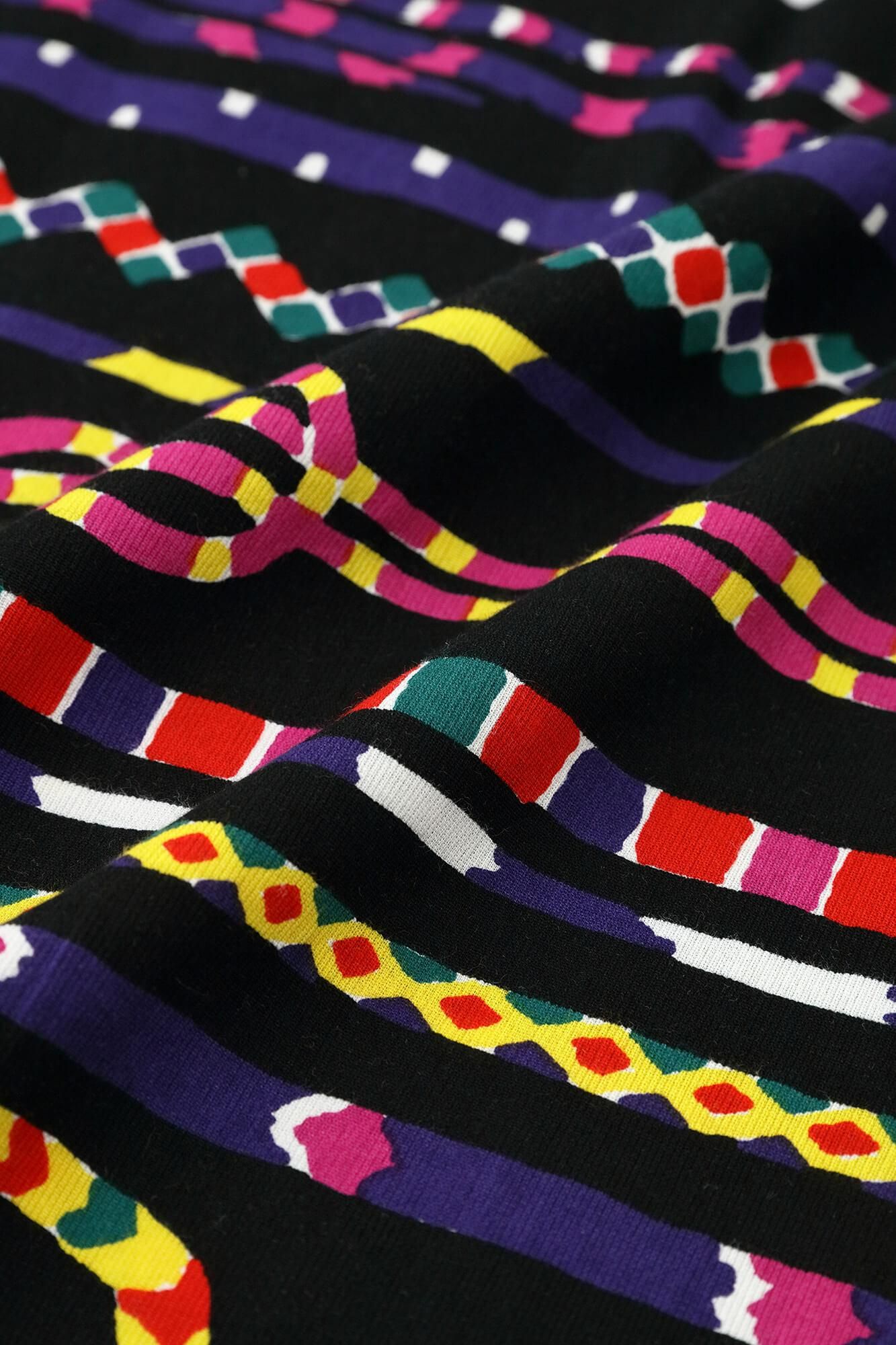 [僅在線]高島縮棉 40/40 短袖上衣／編繩