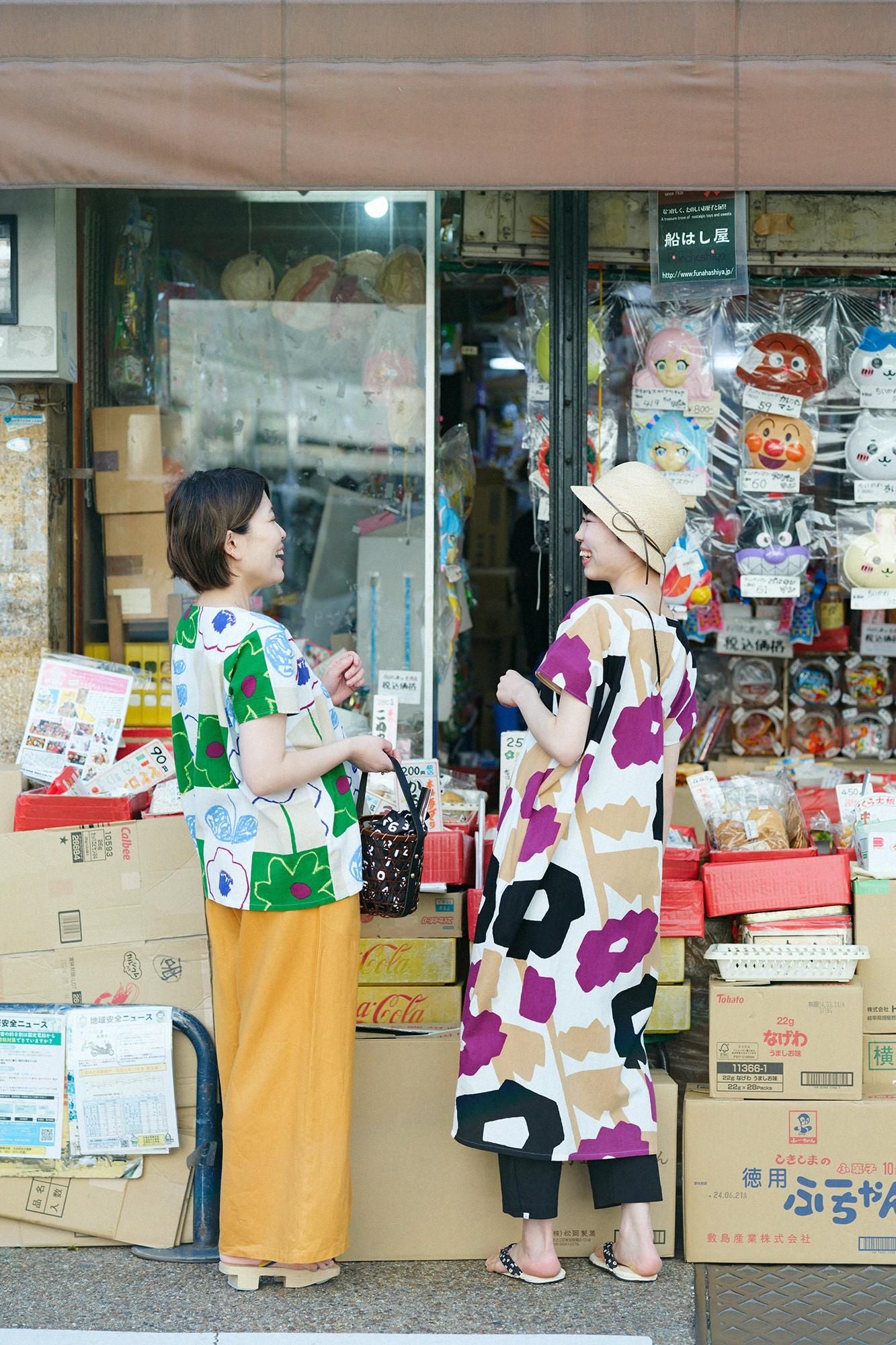 高島縮棉 20/20長方形洋裝／笑容