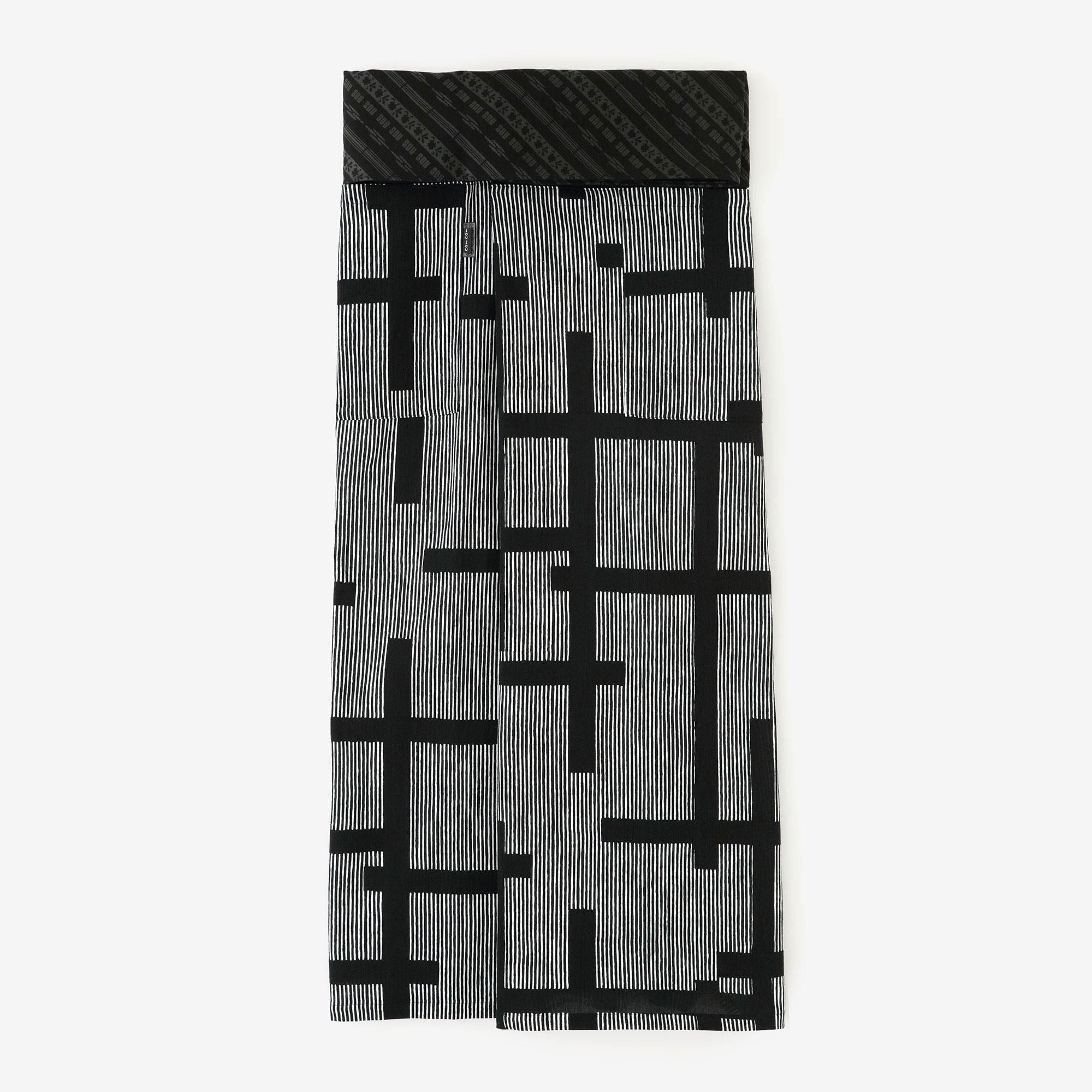 Chizimi Cotton 20/20 Fubi Bottom ／Staggered Stripes Fence