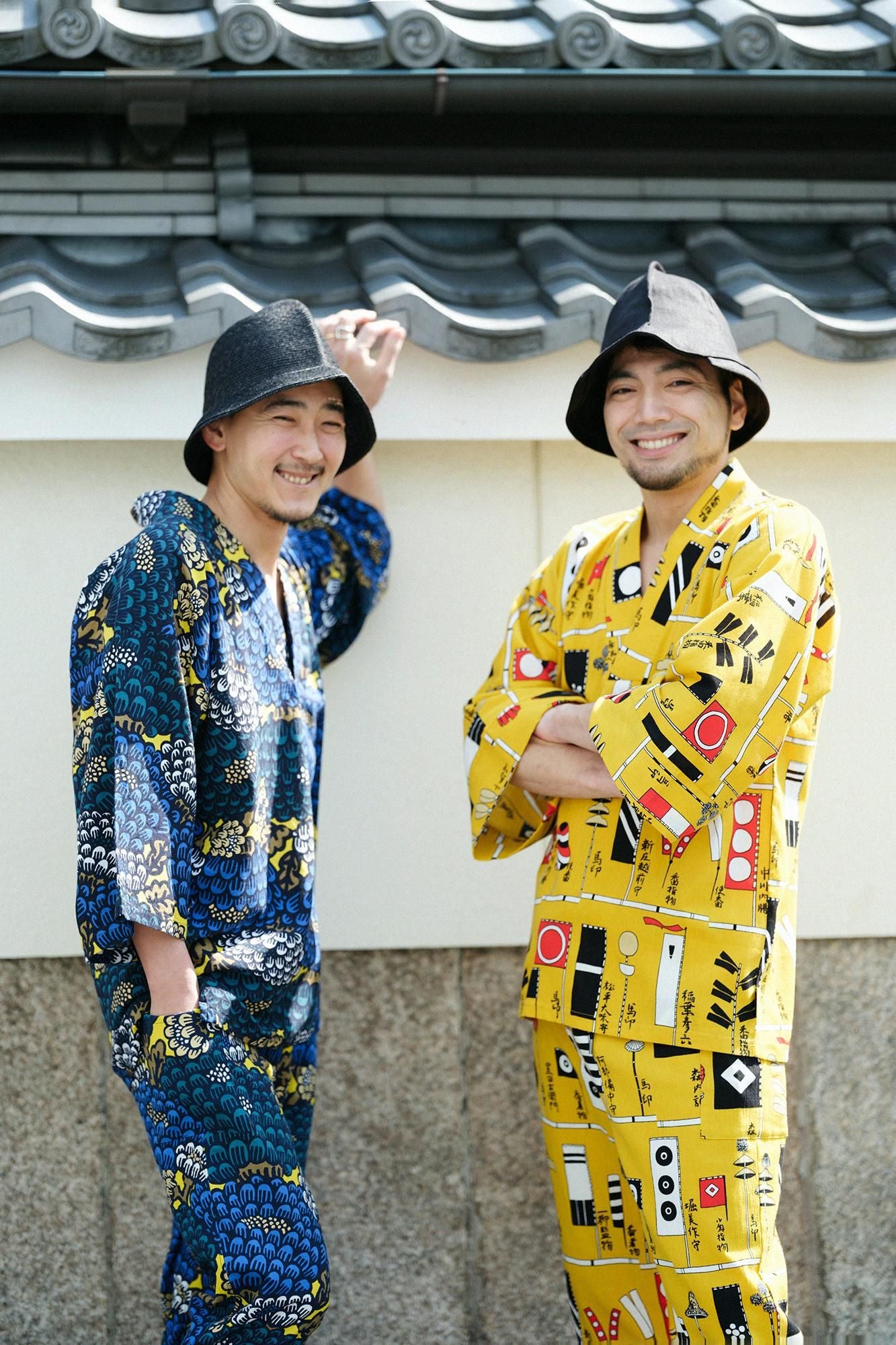 高島縮 40/40 風靡（ふうび） 上／諸将旌旗図（しょしょうせいきず）