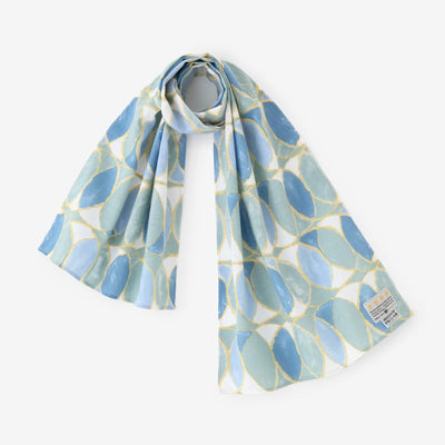 Isemomen Cotton Short Scarf / Linking Rings Reflection