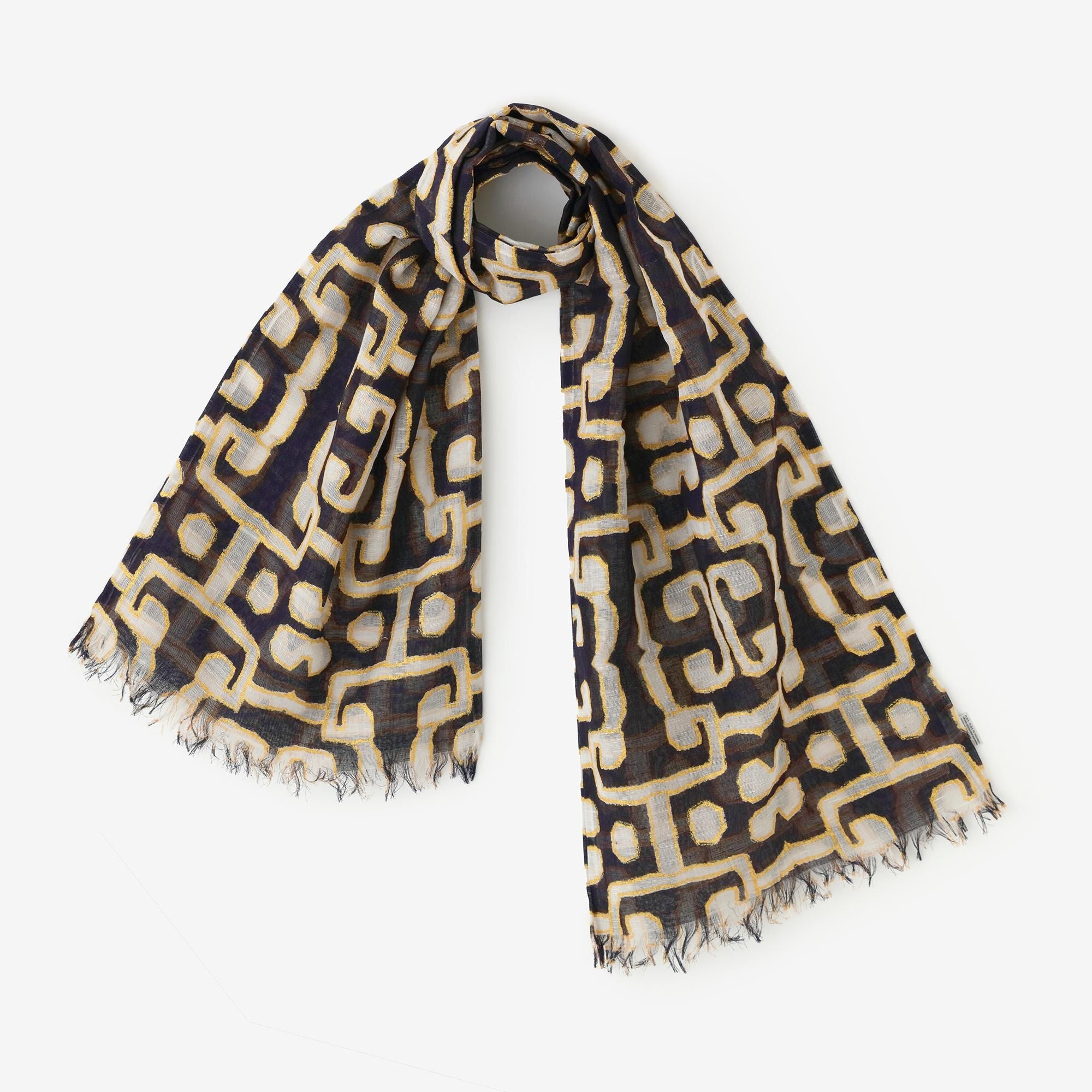 棉布亚麻，Linseki /原始雕塑