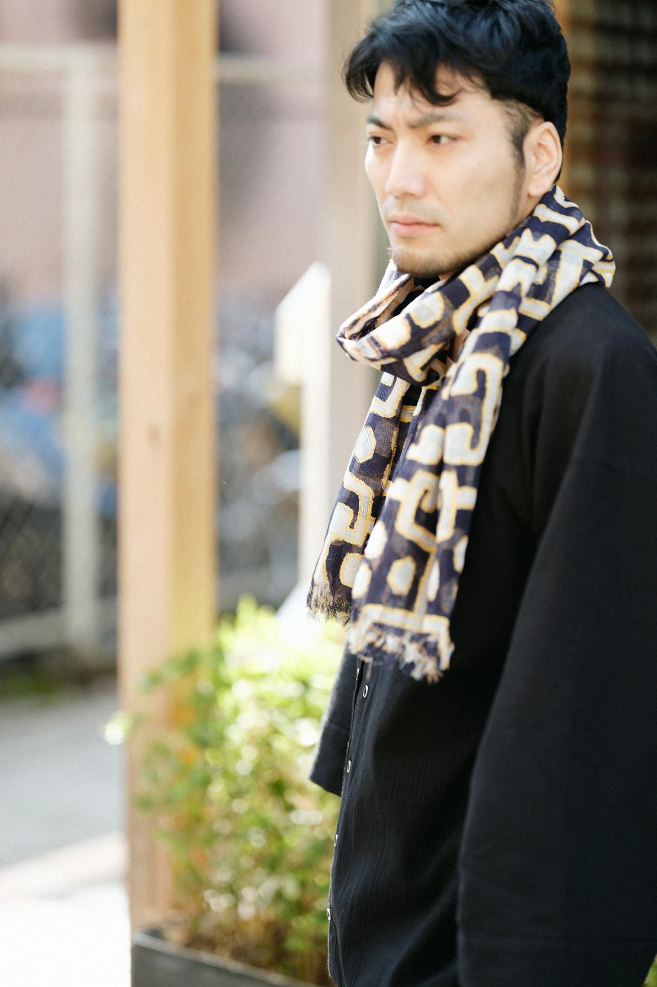 棉布亚麻，Linseki /原始雕塑