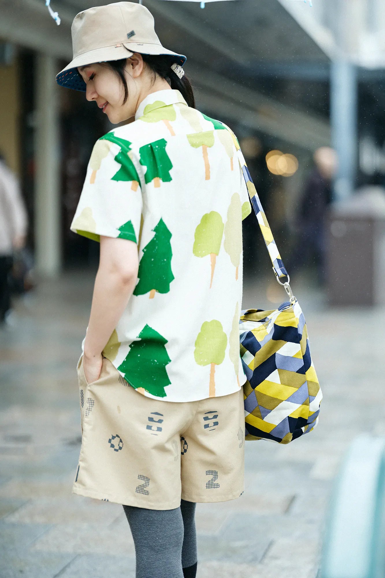 Takashima Jiji 20/20 Kurzarmshirt/Waldgeschichte