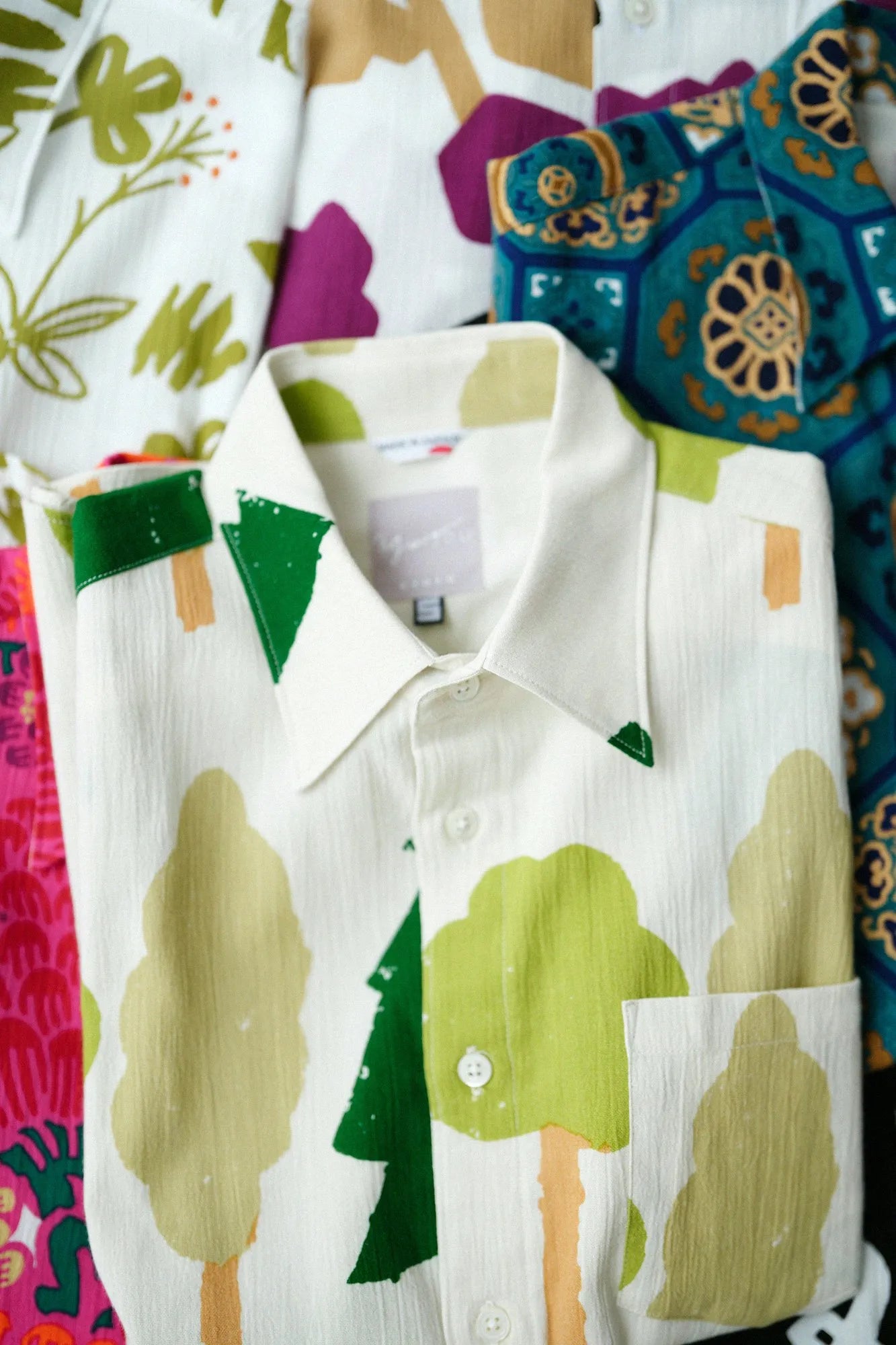 Takashima Jiji 20/20 Kurzarmshirt/Waldgeschichte
