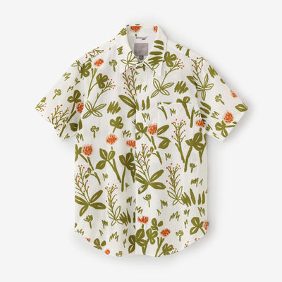 [En ligne uniquement] Takashima Chiku 20/20 chemise à manches courtes / fleurs