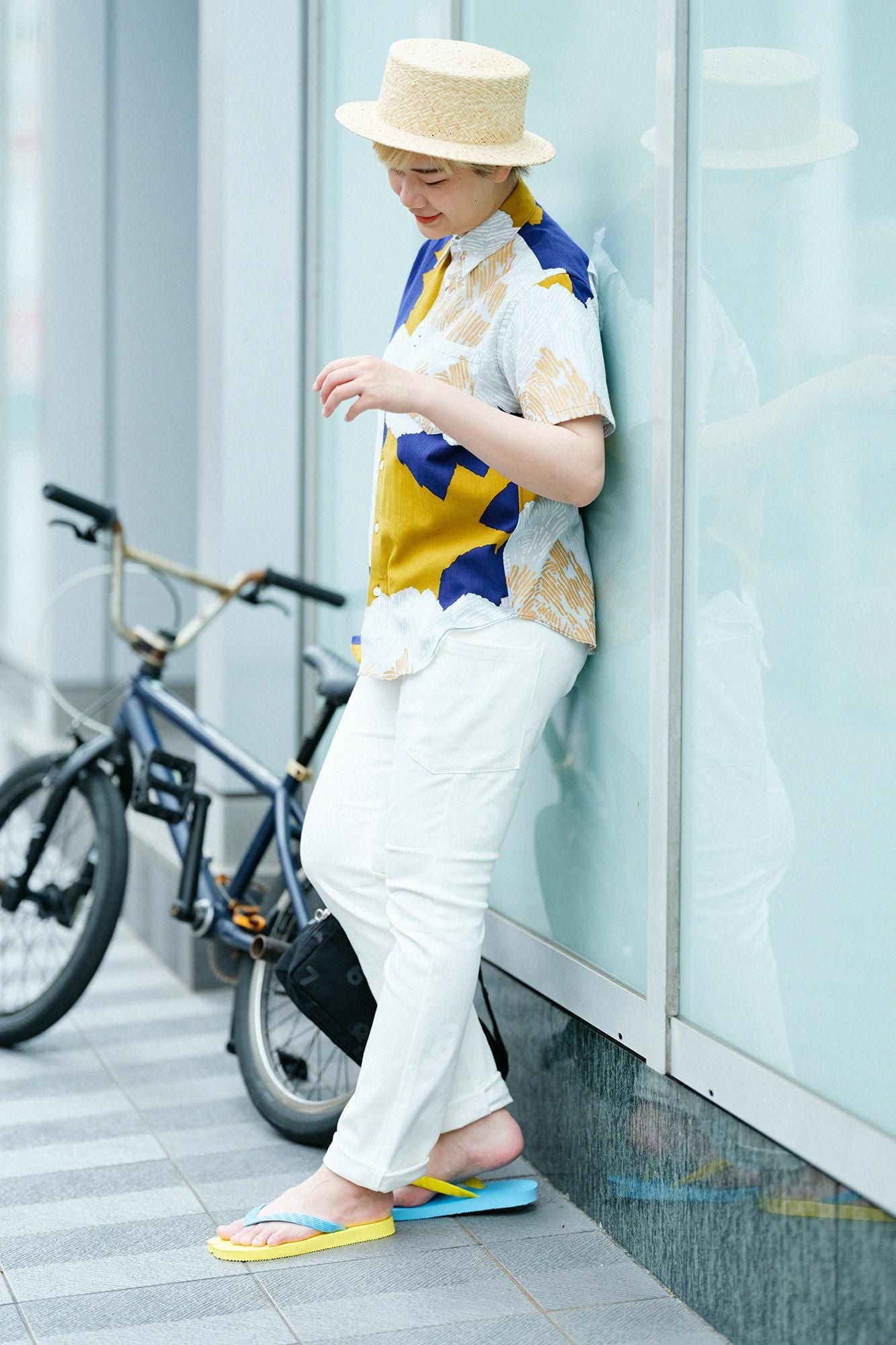 Takashima shui 20/20 chemise à manches courtes / pivoine (shakuyaku) Twilight Moon