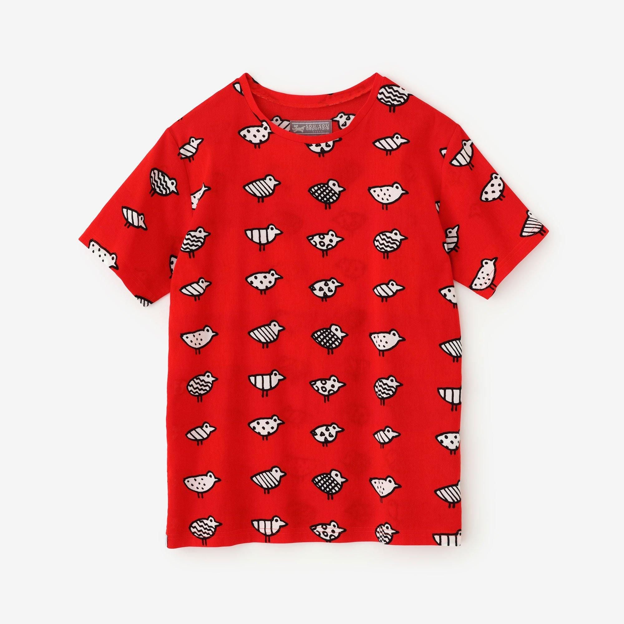 高島縮 40/40 半袖Tシャツ／とことこ