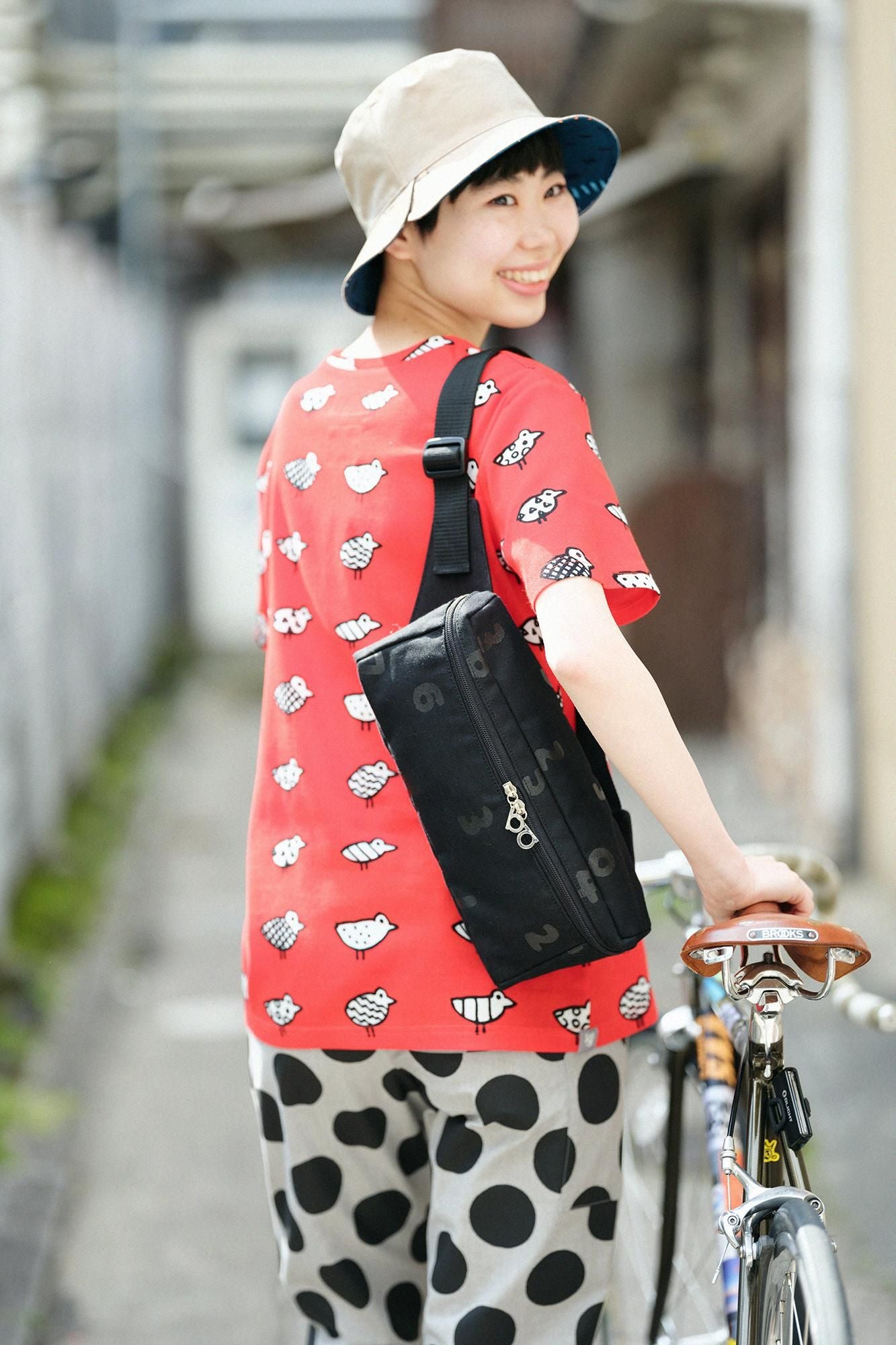 SOU・SOU 高島縮40/40 半袖Tシャツ XL SO-SU-Uと太乱