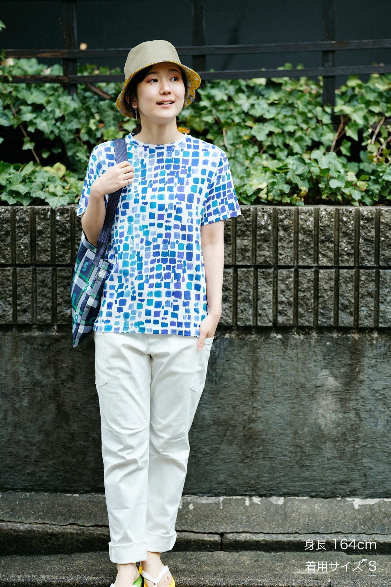 高岛吉吉 40/40 短袖T恤/漆板（Enoguzara） 水边色（Mizubeiro）