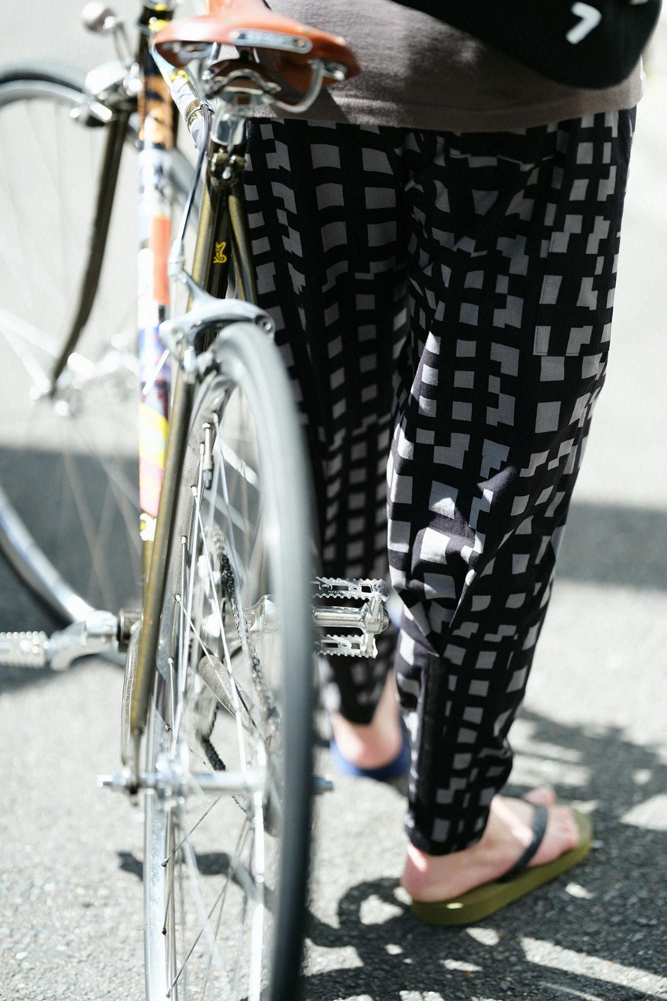 [仅在线]棉花融合自行车jodhpur / takeyarai