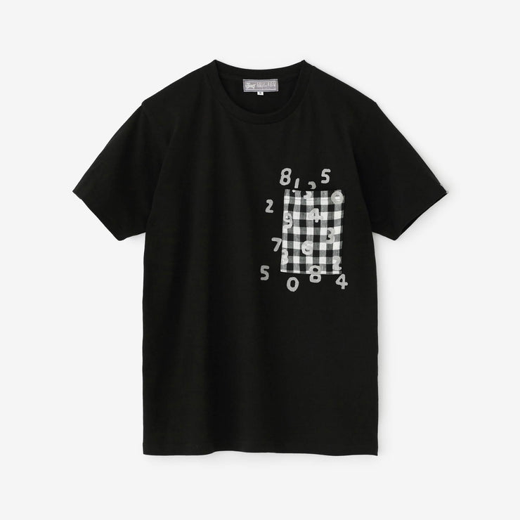 Short Sleeve Pocket T-shirt [5.0] / Black×SO-SU-U Kon