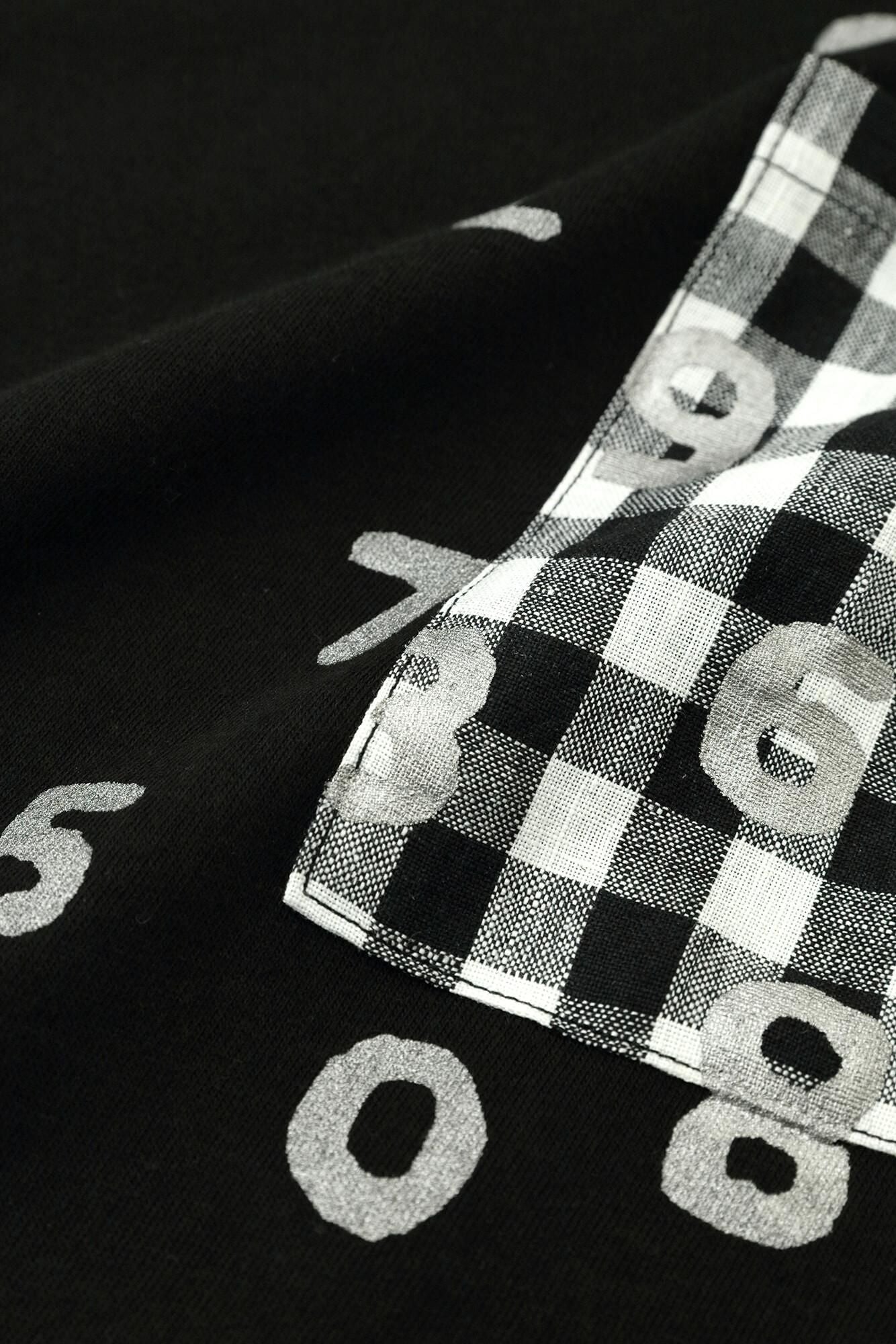 【期間限定10%OFF】短袖口袋T-shirt【5.0】／黑色× SO-SU-U十數 昆（※預計於4月29日～5月2日左右發貨）