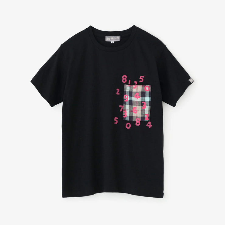 Short Sleeve Pocket T-shirt [5.0] / Navy×SO-SU-U Kon