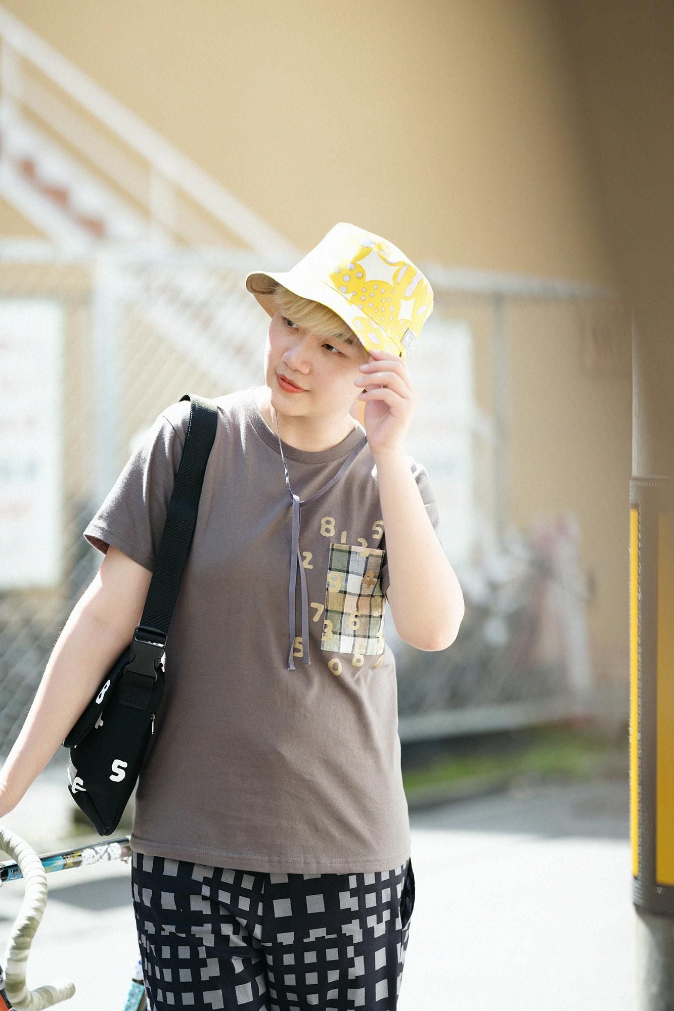 [仅网]短袖口袋T恤[5.0]/木炭x SO-SU-U Kon