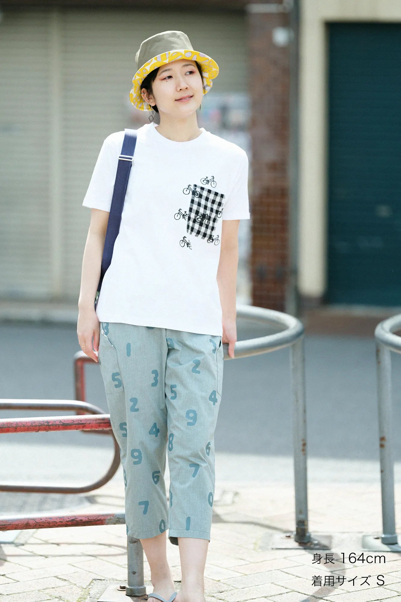 Short Sleeve Pocket T-shirt [5.0] / White×Bicycle Craze