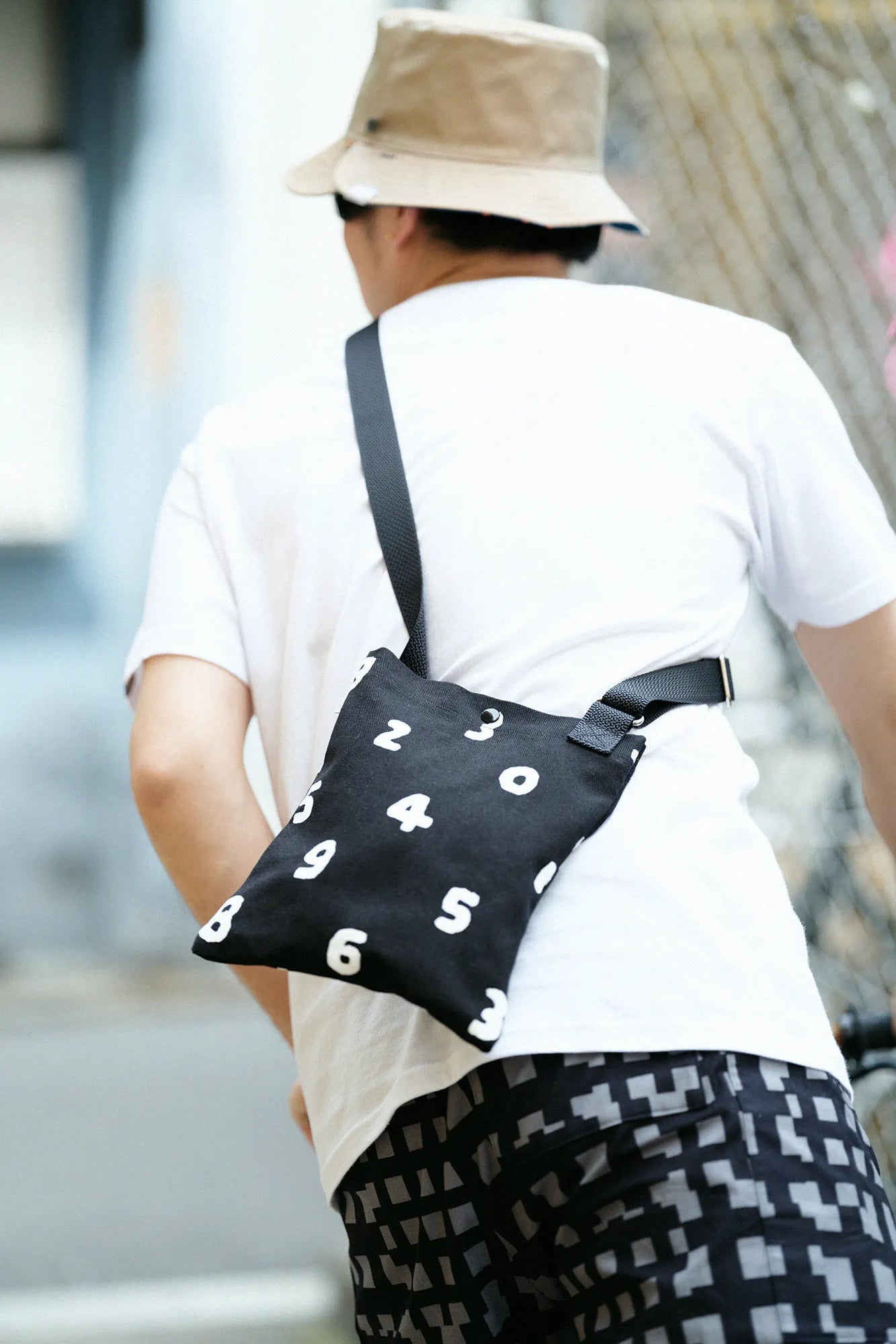Short Sleeve Pocket T-shirt [5.0] / White×Bicycle Craze