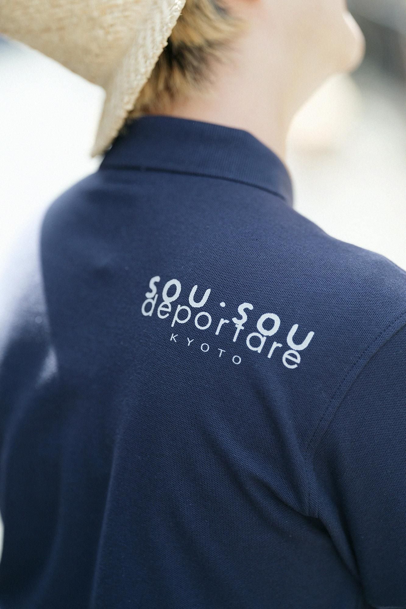 デポルターレ 半袖ポロシャツ／ネイビー