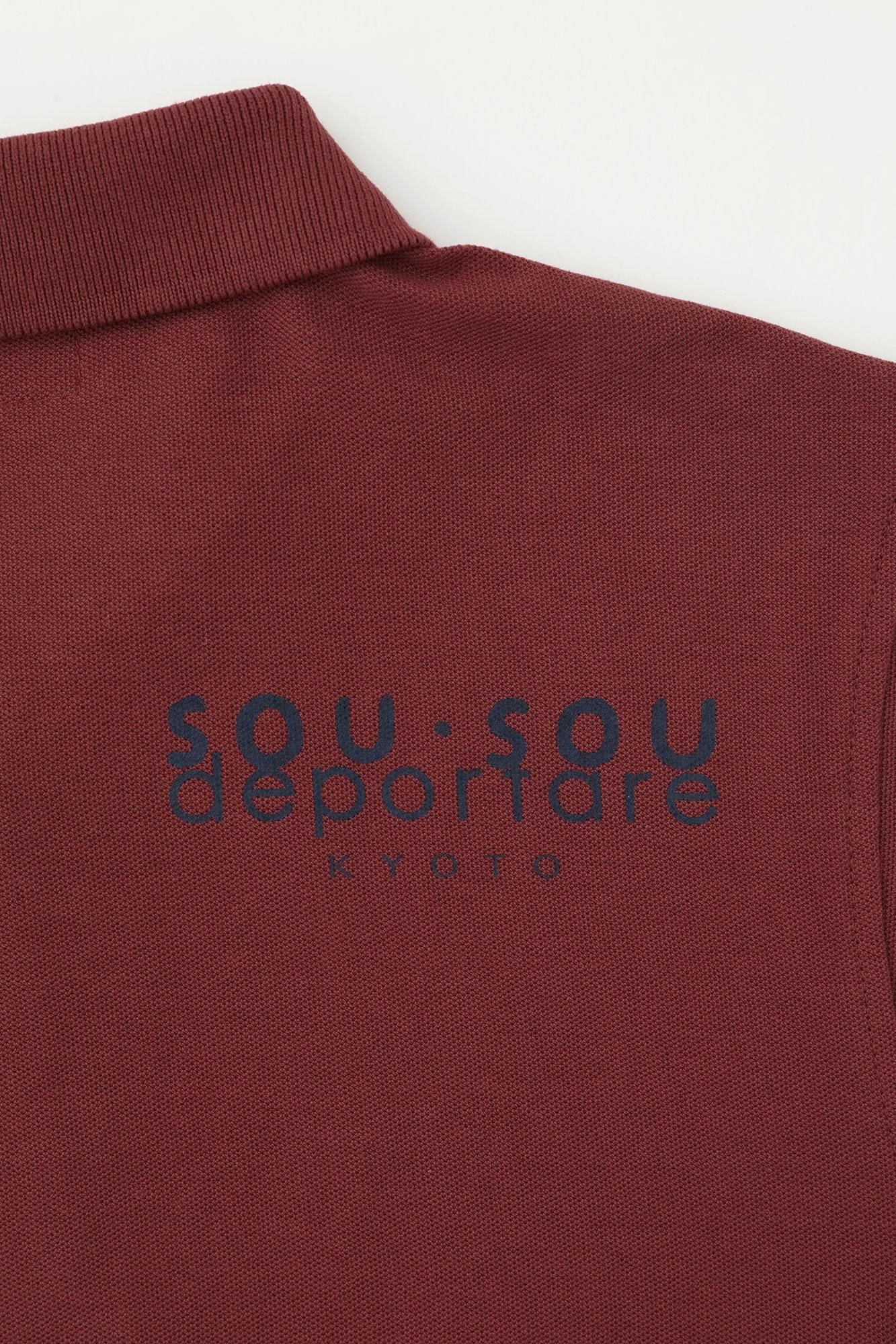 【官網限定】deportare短袖Polo衫/酒紅色