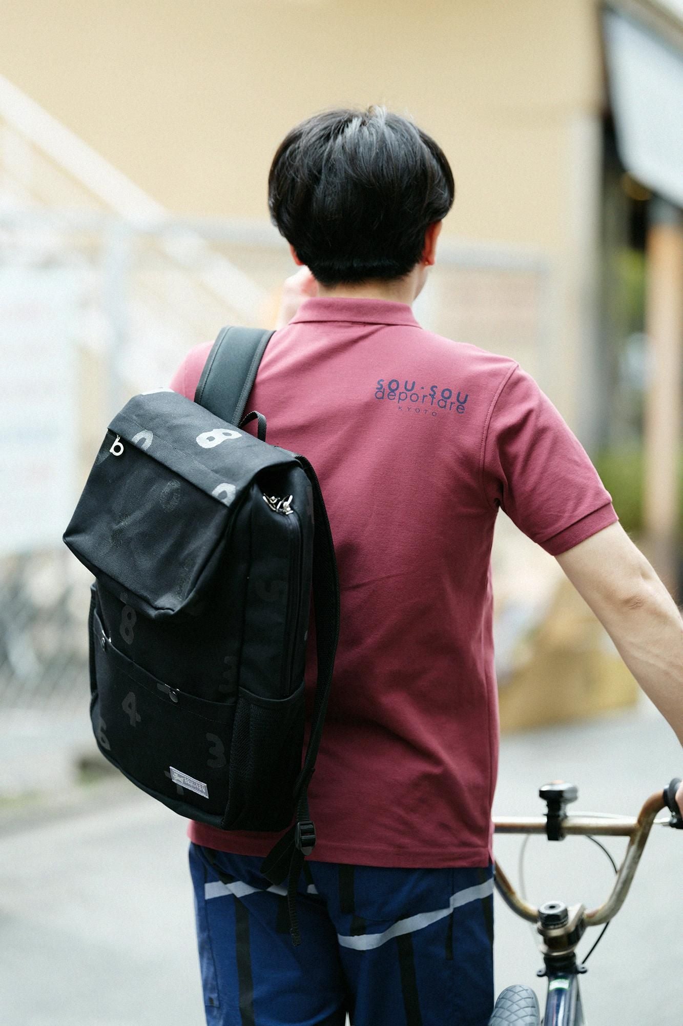 【官網限定】deportare短袖Polo衫/酒紅色