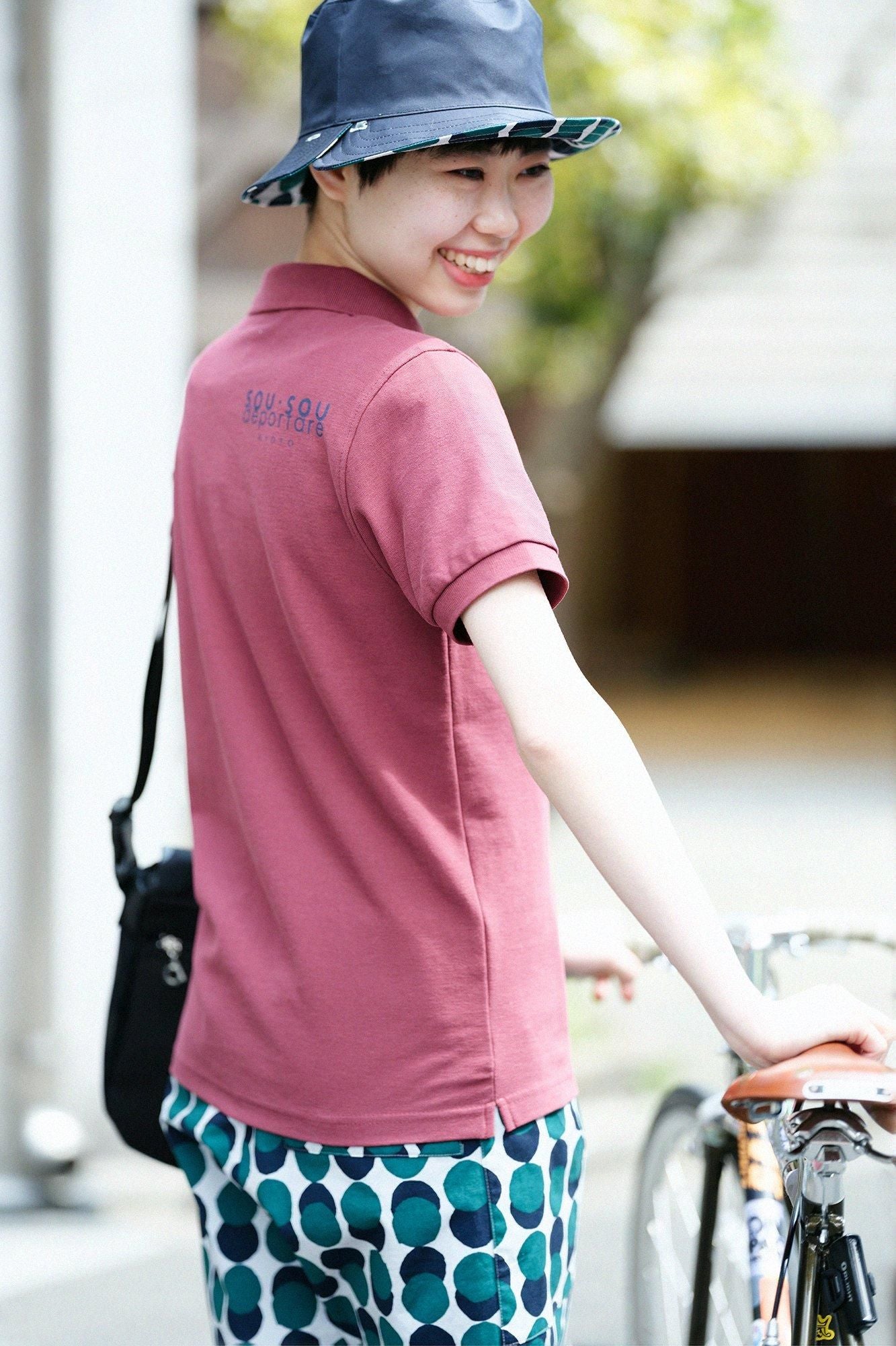 【官網限定】deportare短袖Polo衫/酒紅色