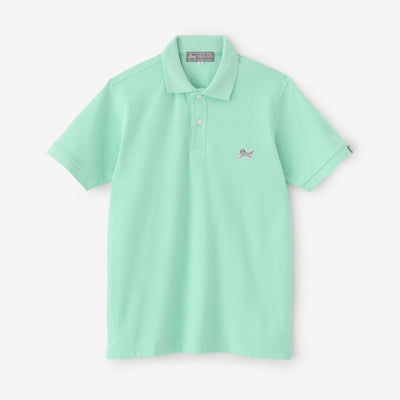 Deportale Kurzarm-Poloshirt/Mintgrün