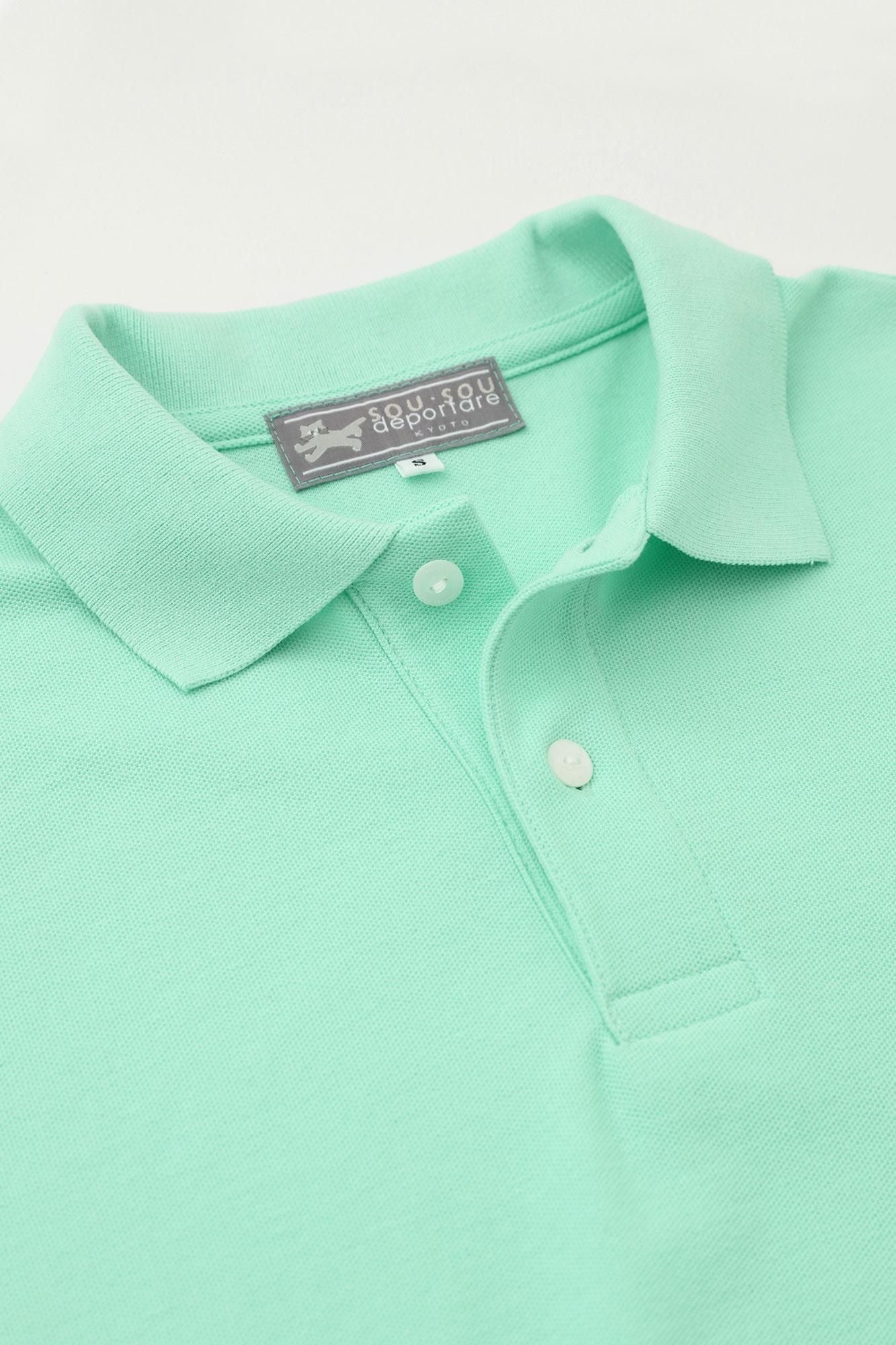 デポルターレ 半袖ポロシャツ／ミントグリーン