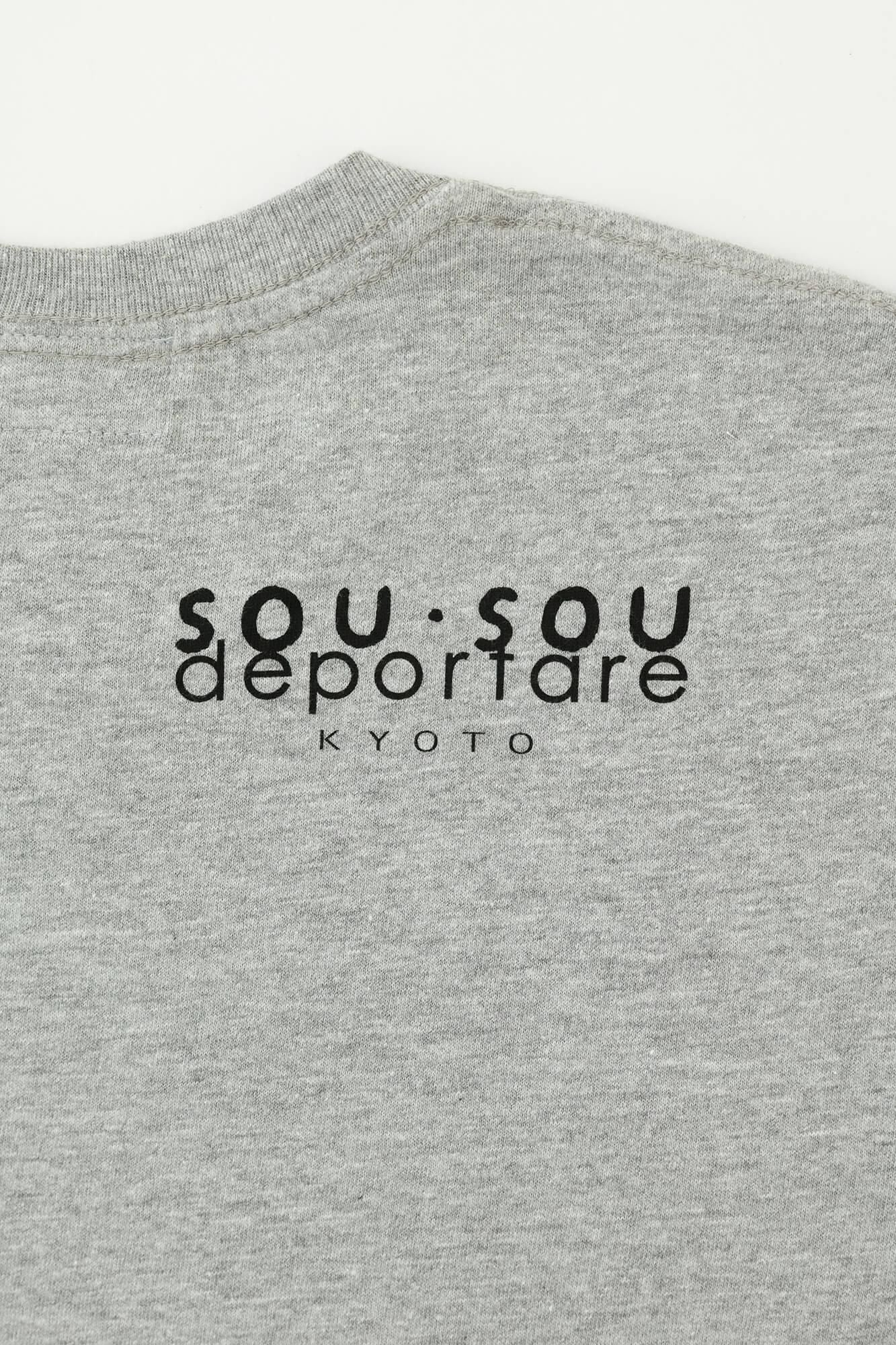 デポルターレ 半袖Tシャツ[5.0]／ヘザーグレー