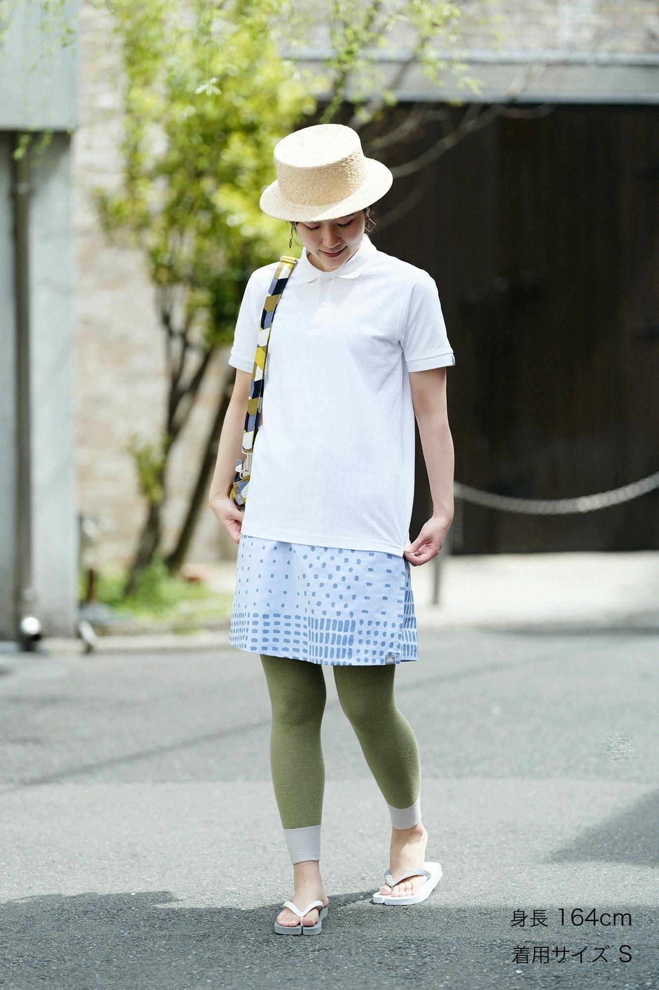 SO-SU-U短袖polo衬衫/白色