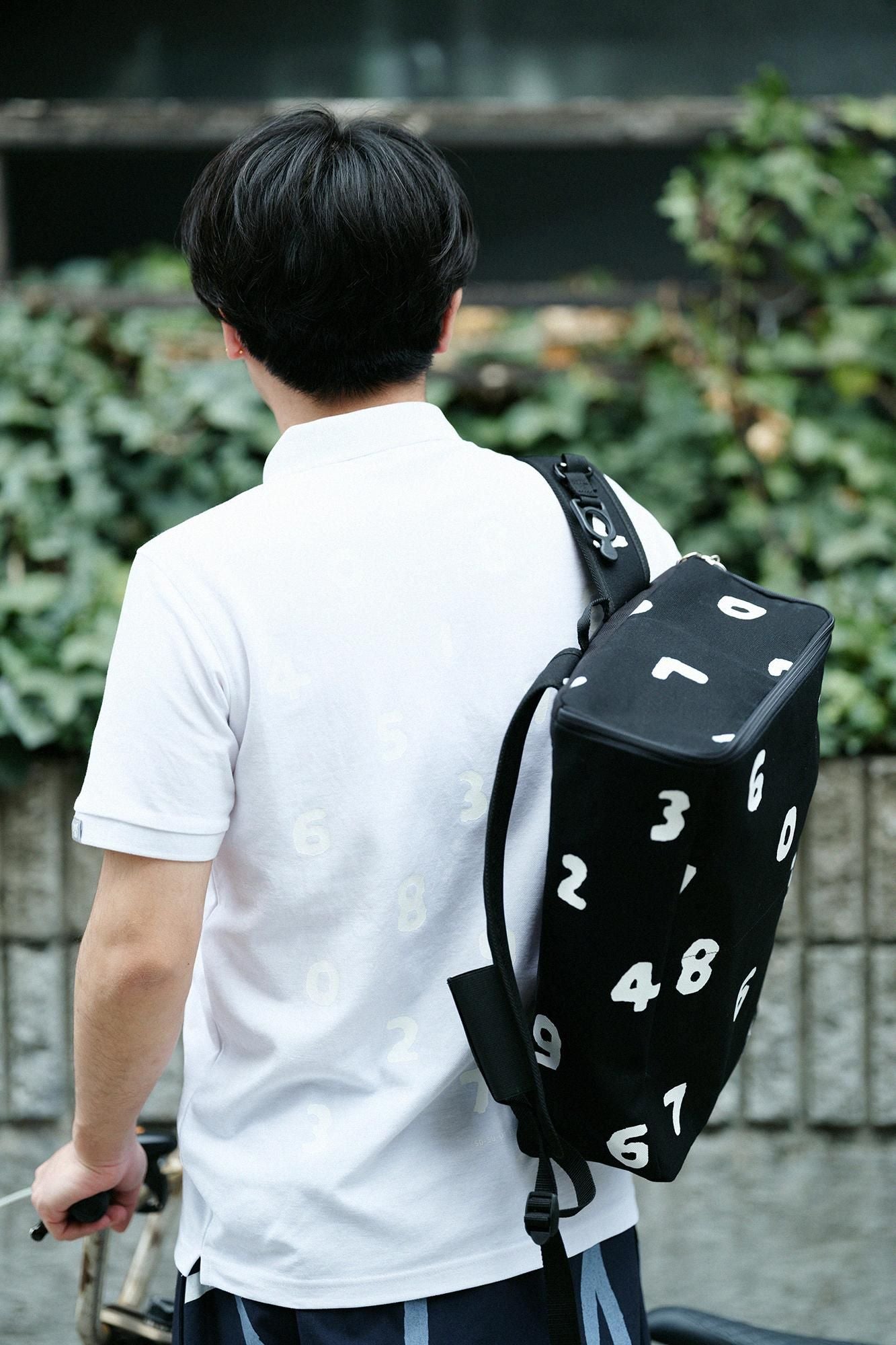 SO-SU-U短袖polo衬衫/白色