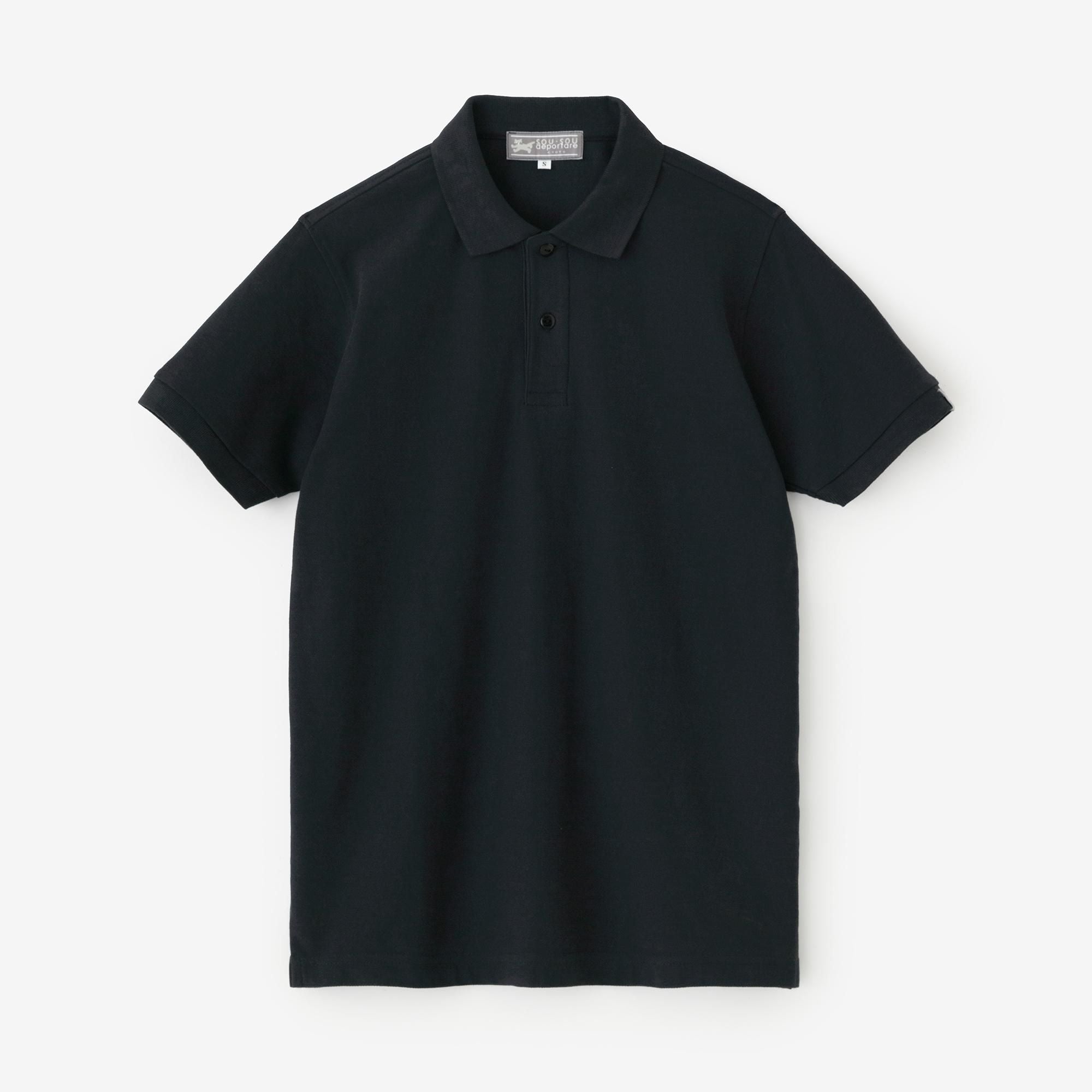 SO-SU-U短袖polo衬衫/海军