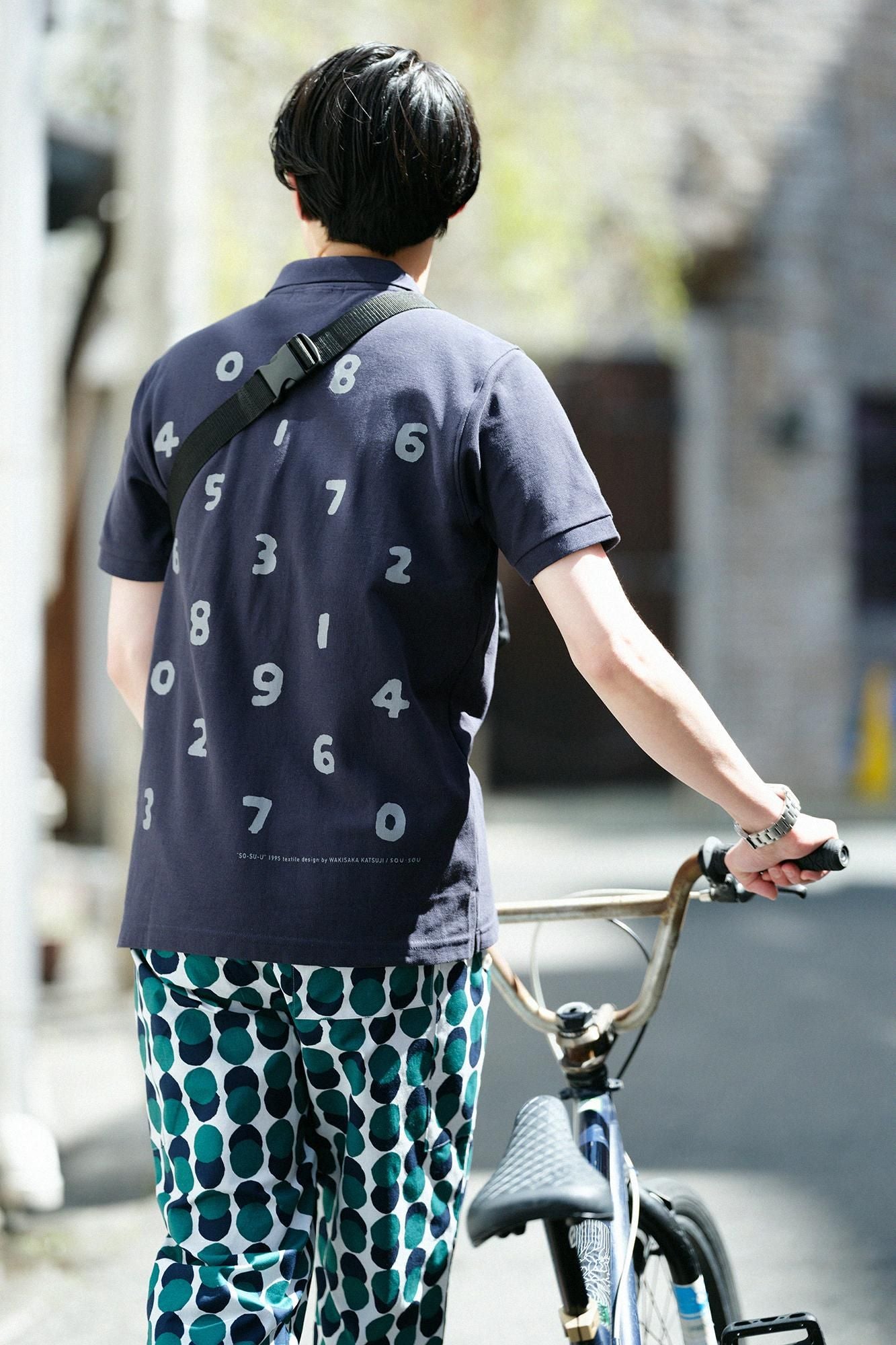 SO-SU-U短袖polo衬衫/海军