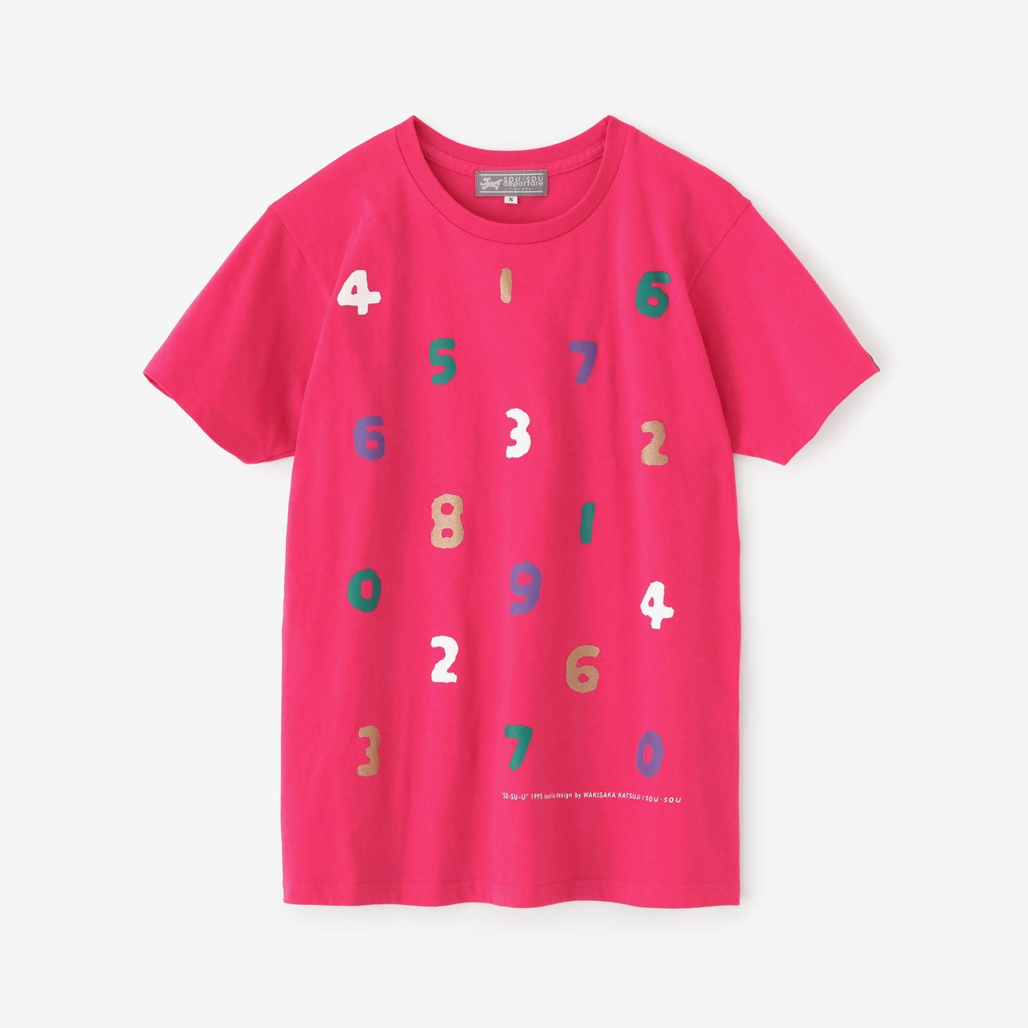 【4月28日頃発送予定】SO-SU-U 四味（よつみ） 半袖Tシャツ[5.0]／ピンク