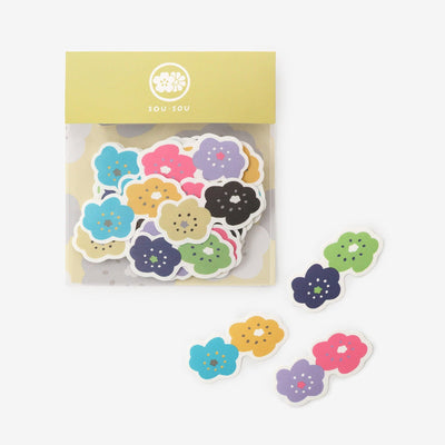 SOU・SOU×PHP研究所 フレークシール／ほほえみ