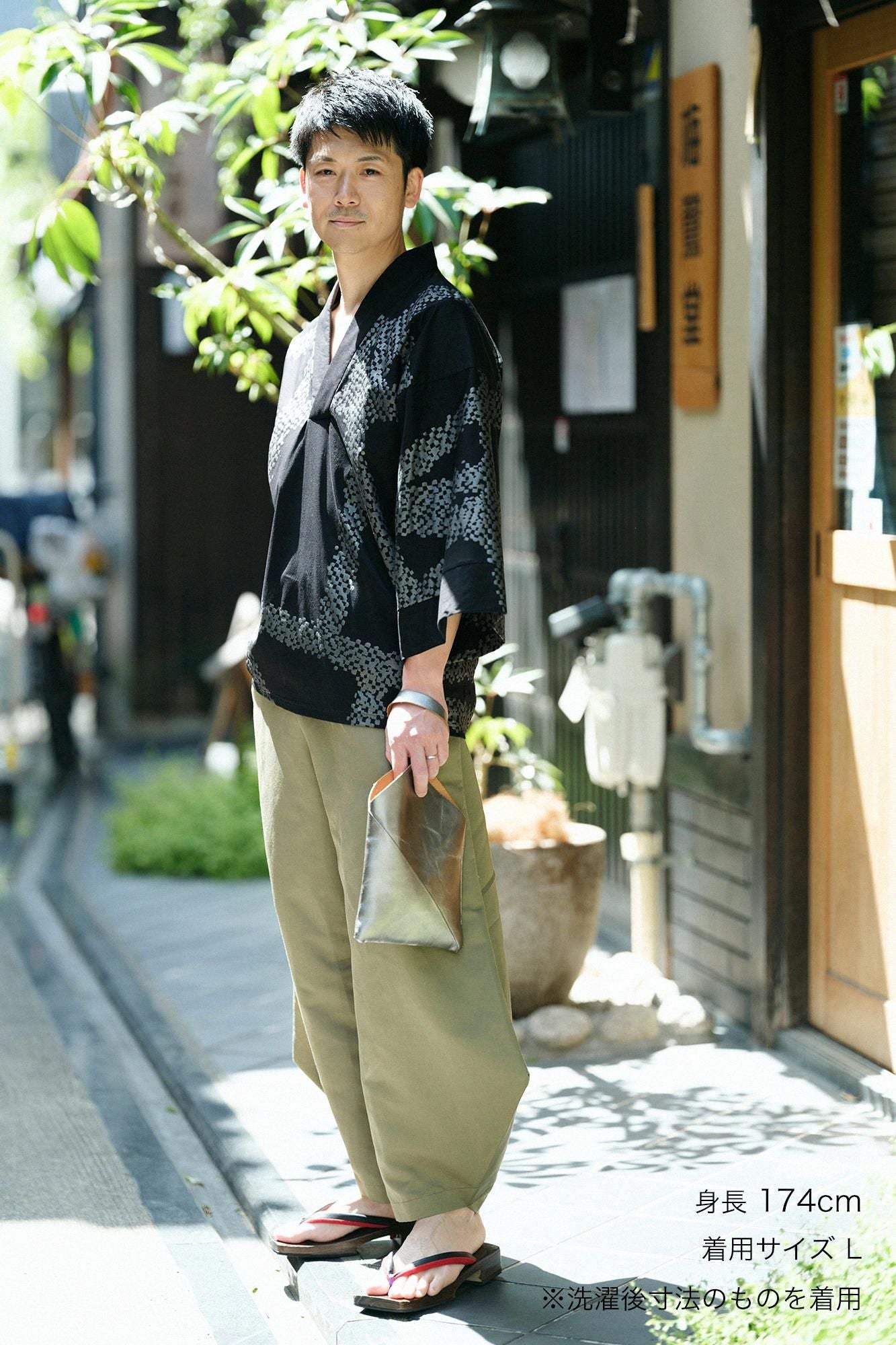 雙面編 風靡 上衣／五花大綁 黑色