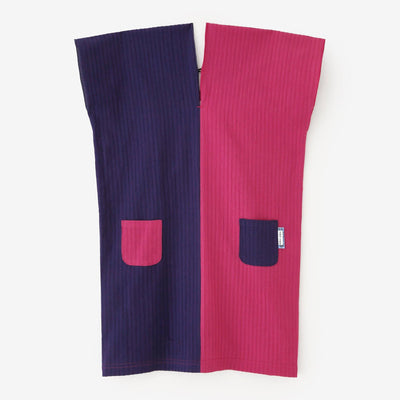 ●Takashima Chijimi 40/20 Akiha Chohoukei Katamiwari/Akamurasaki x Auberginenfarbe