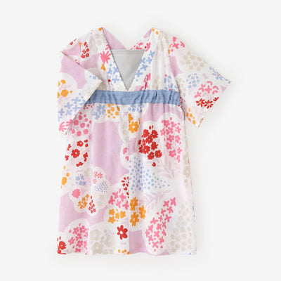 ●伊勢木棉 浴衣形洋裝／菊花文 桃色